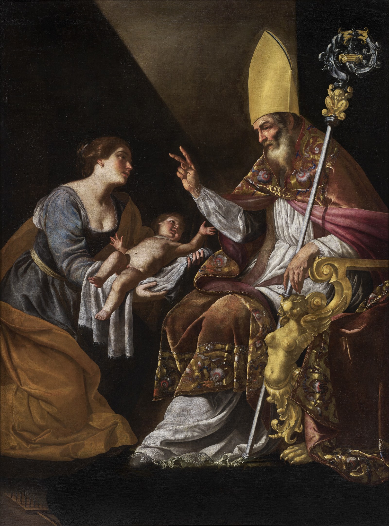 A Woman presenting her Child to Saint Blaise