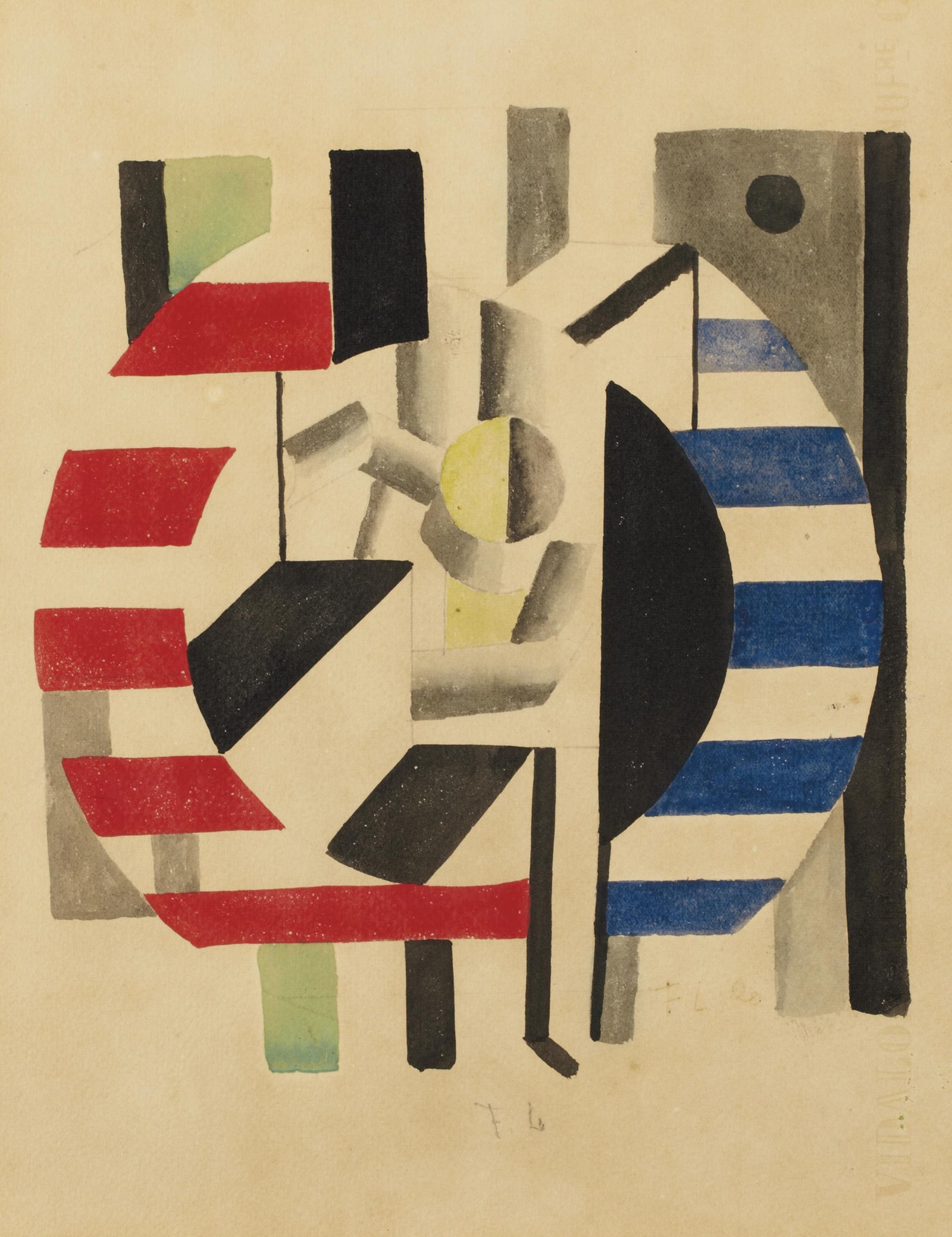 Composition with a character