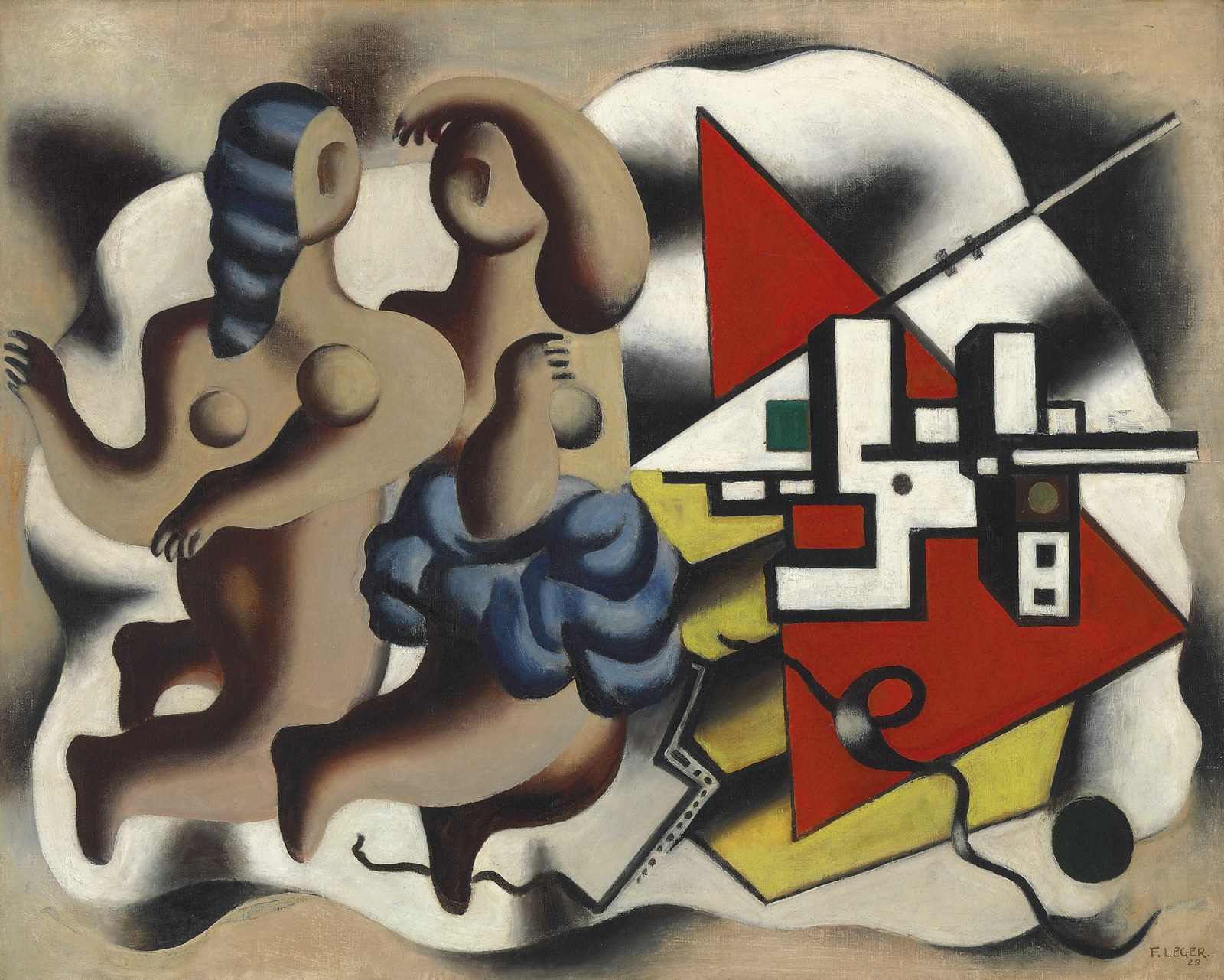 The dancers with the keys, study