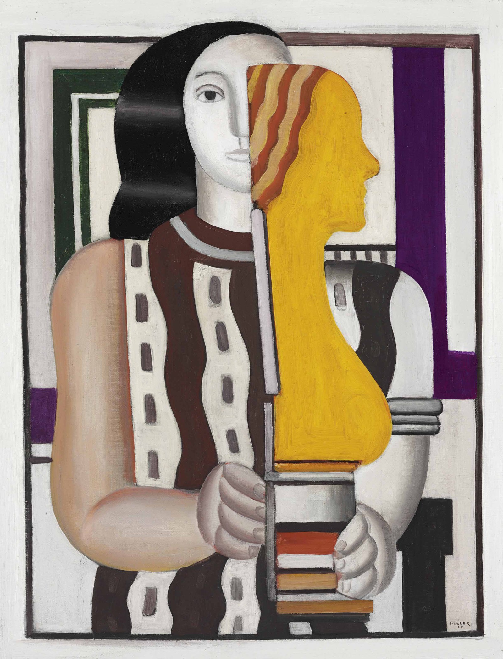 Woman carrying a statuette