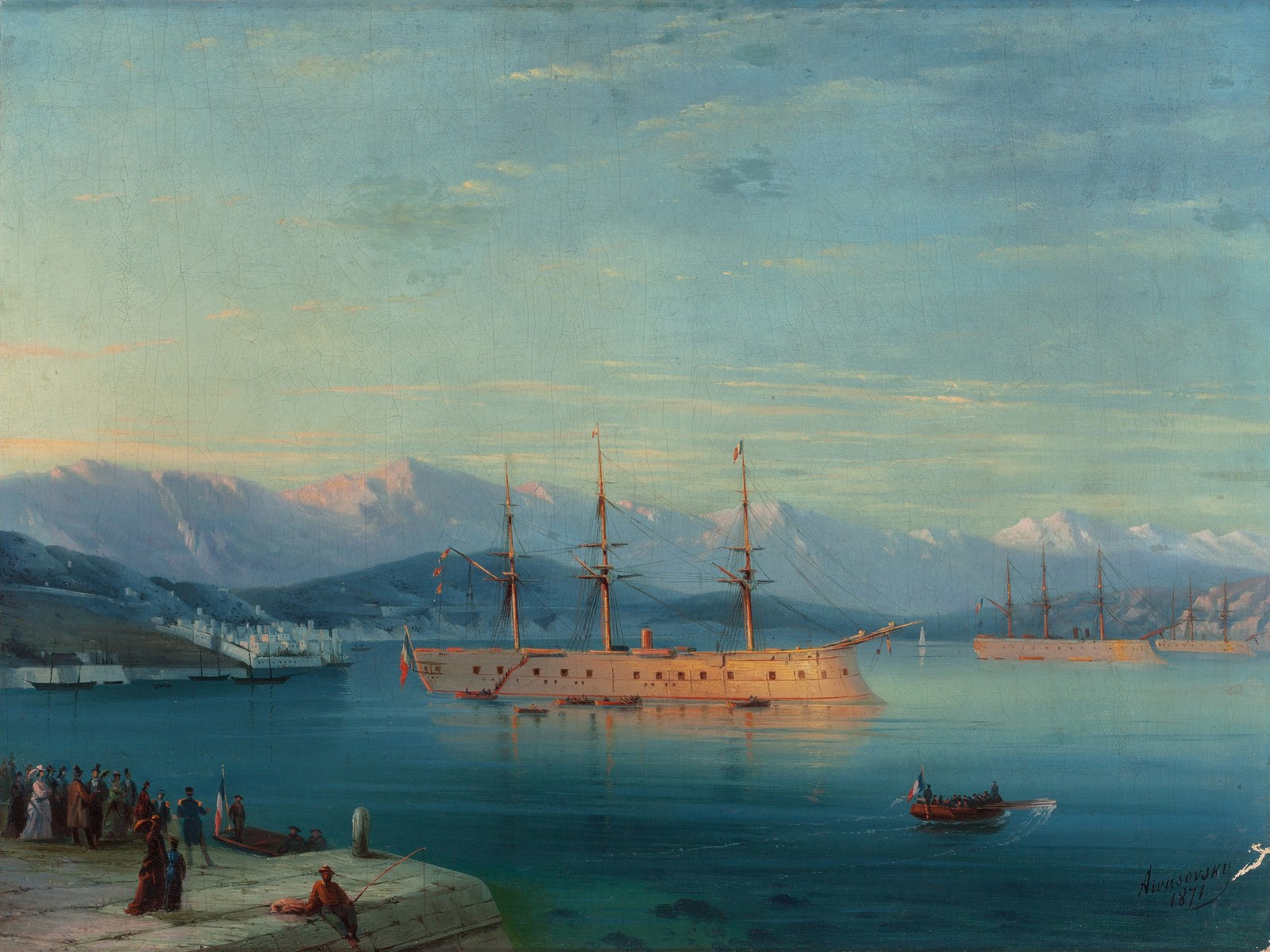 French Ships Departing the Black Sea