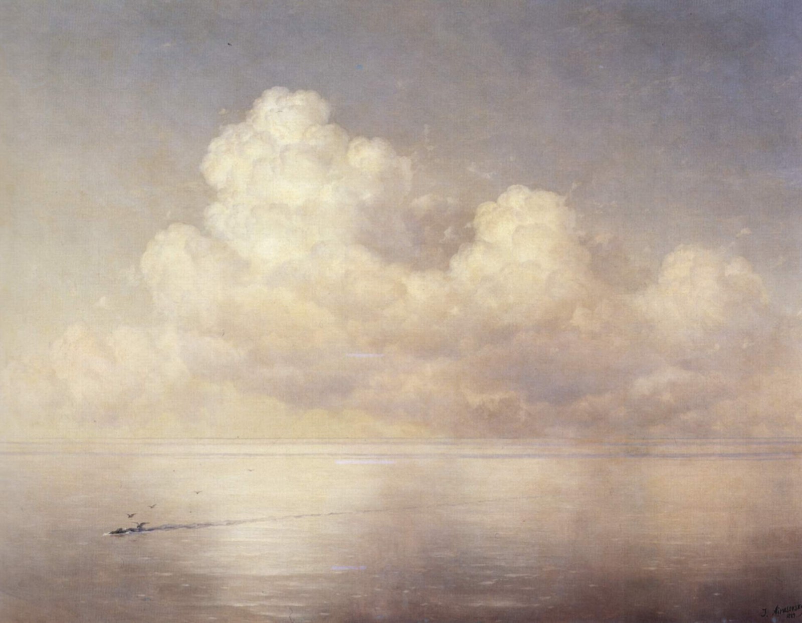 Clouds over the Sea, Calm