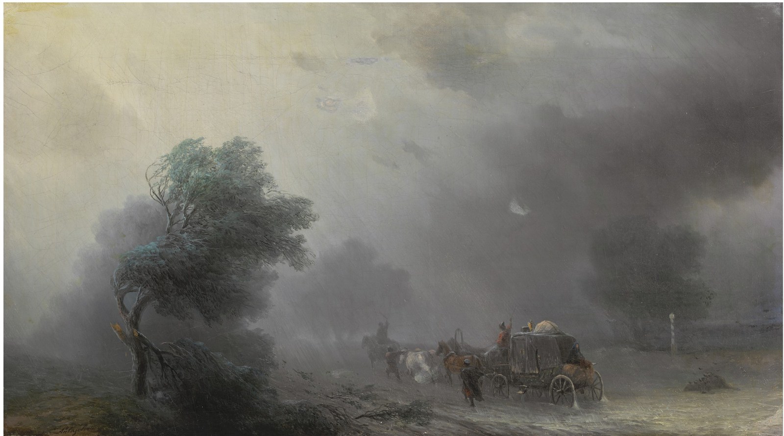 Carriage in a Storm
