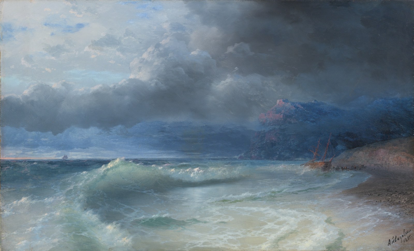 Shipwreck on a Stormy Morning