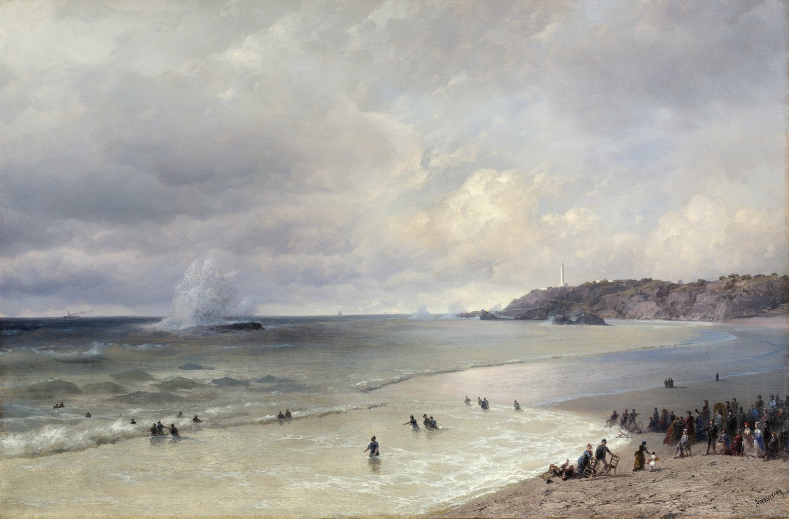 The Beach at Biarritz