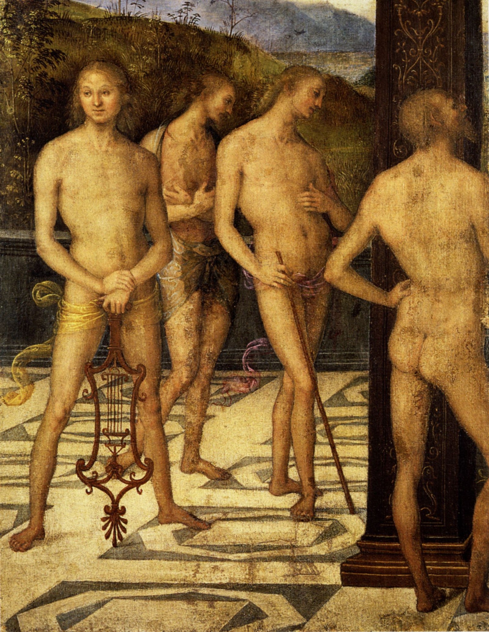 Four Male Figures