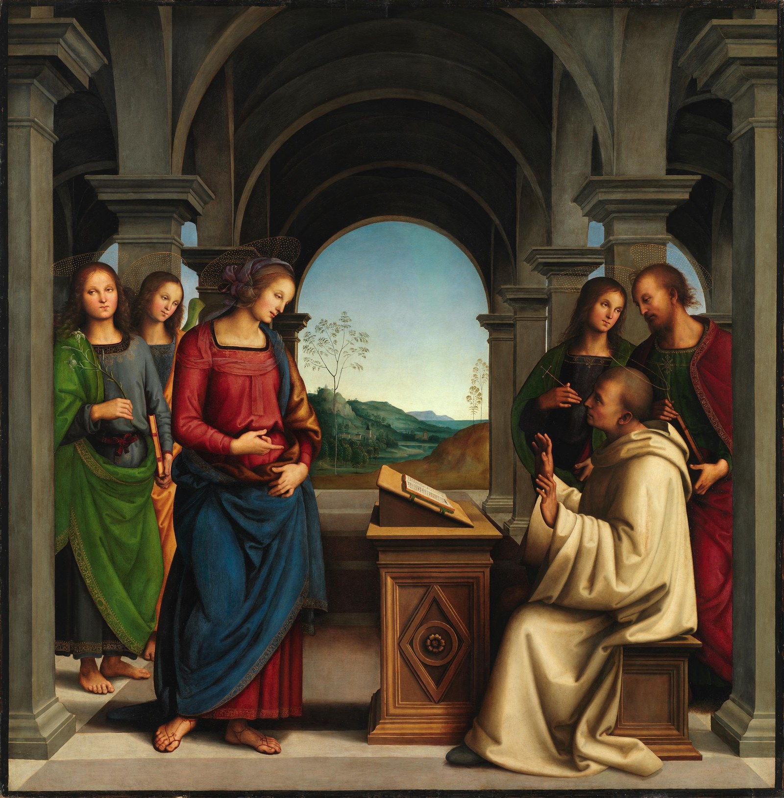 Vision des heiligen Bernhard