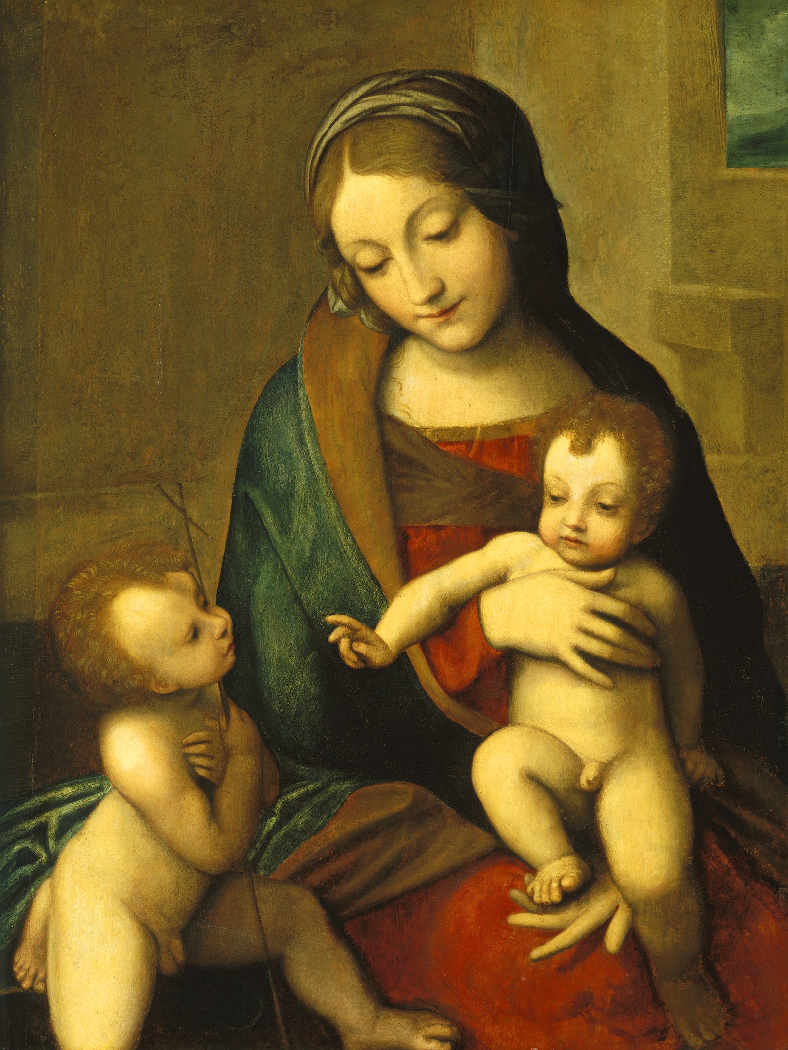 After Correggio, Madonna and Child with the Infant Saint John, c. 1510, NGA 46029