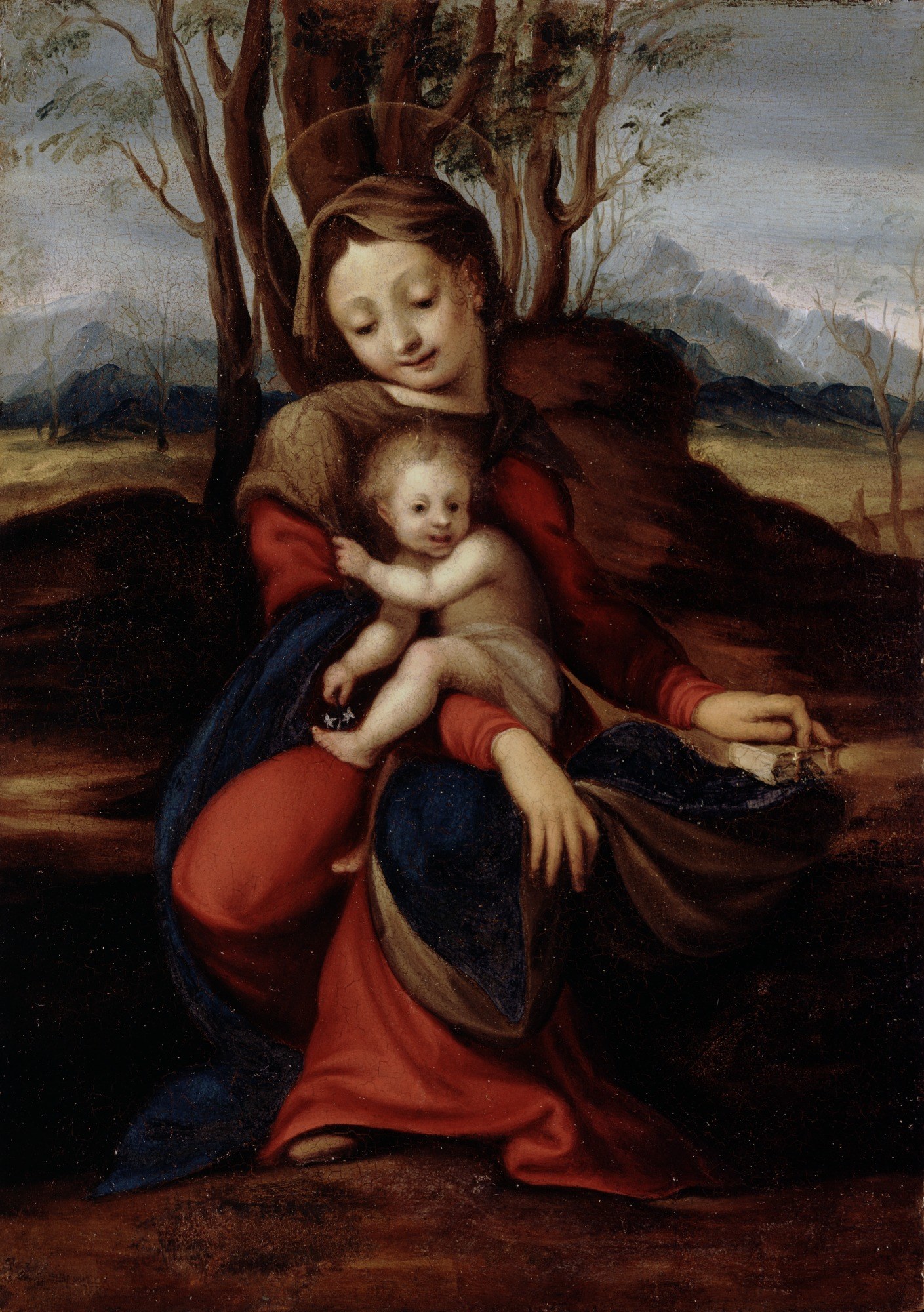 Circle of Correggio - Madonna and Child, between 1515 and 1535, 28.63