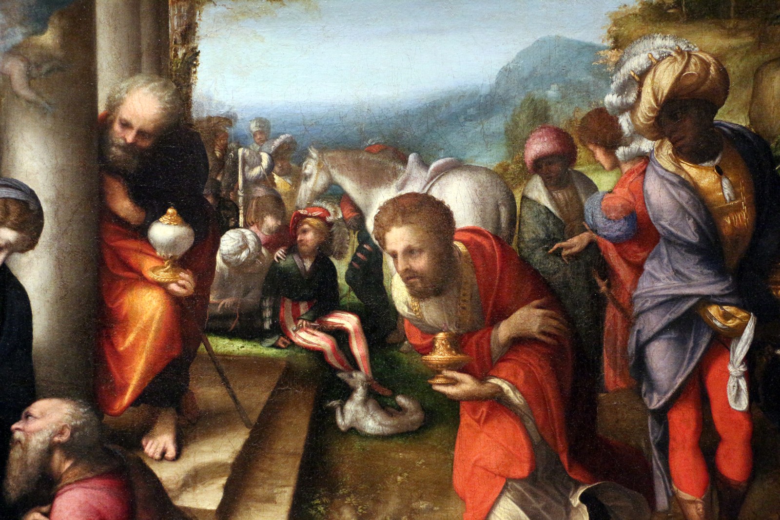 Correggio, adorazione dei magi, 1515-18 ca. 02