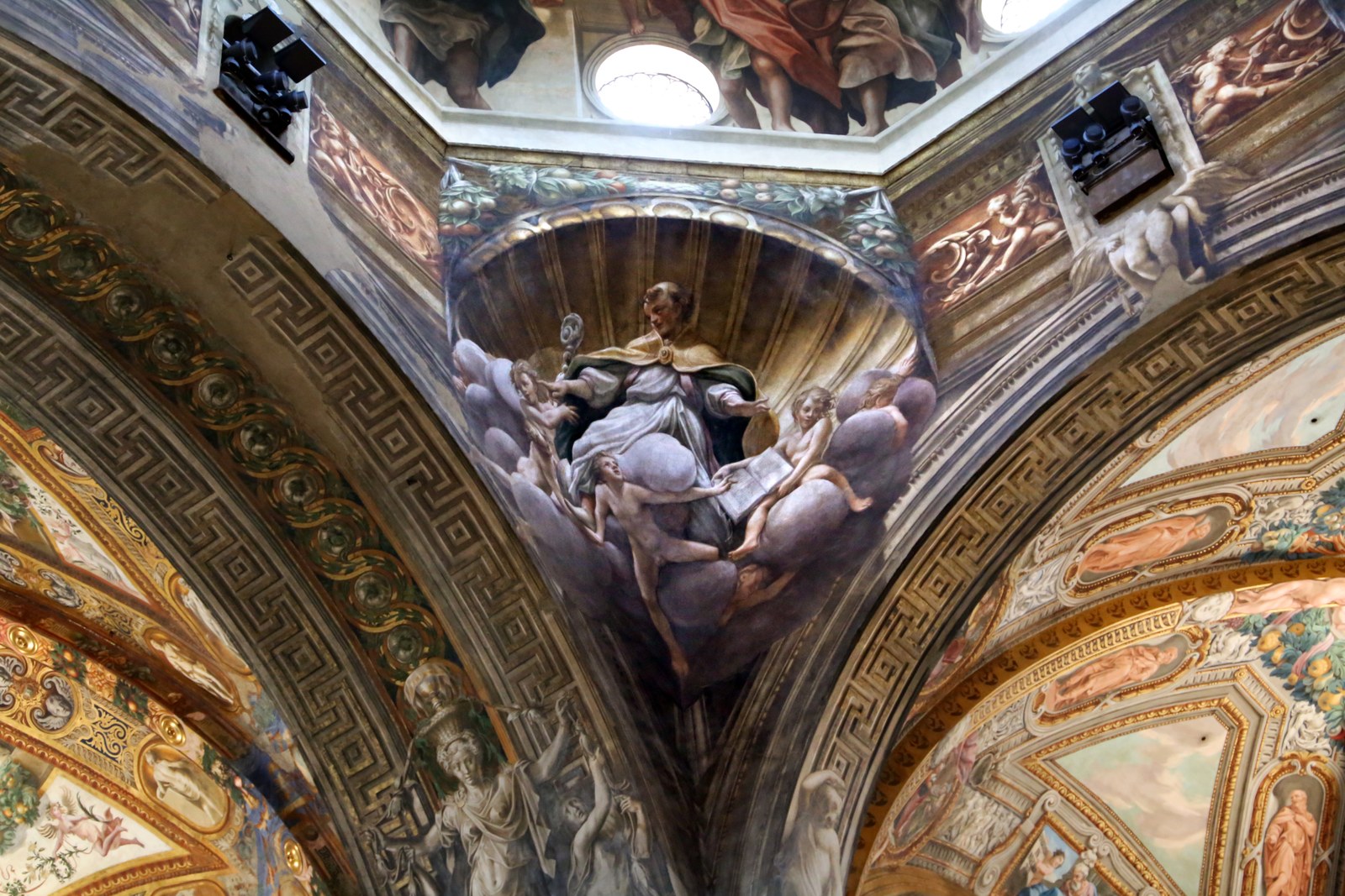 Correggio, assunzione della vergine, apostoli, patroni di parma e figure a monocromo, 1530-34, 14 ilario di poitiers