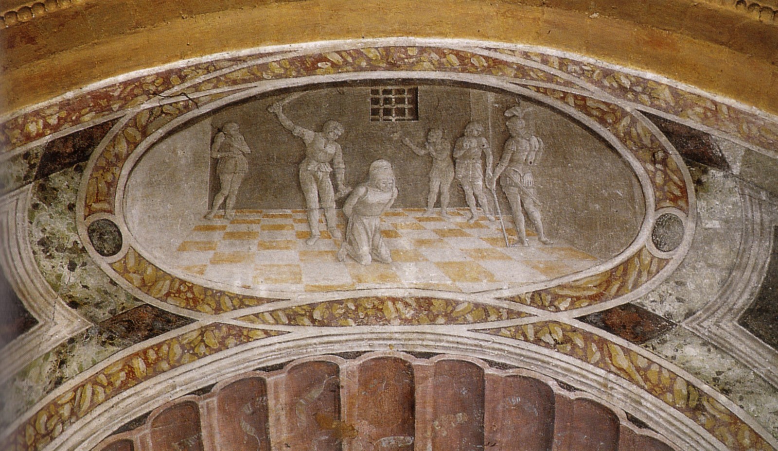 Correggio, cappella funeraria del mantegna, decollazione del battista