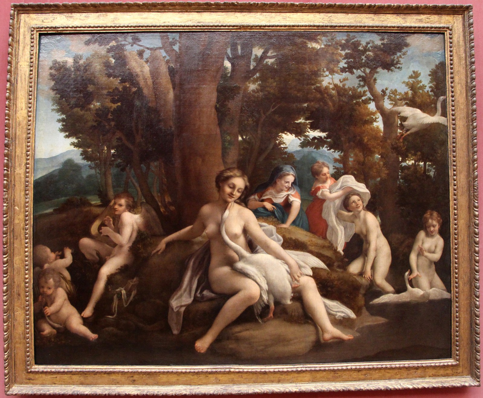 Correggio, leda e il cigno, 1532 ca. 01
