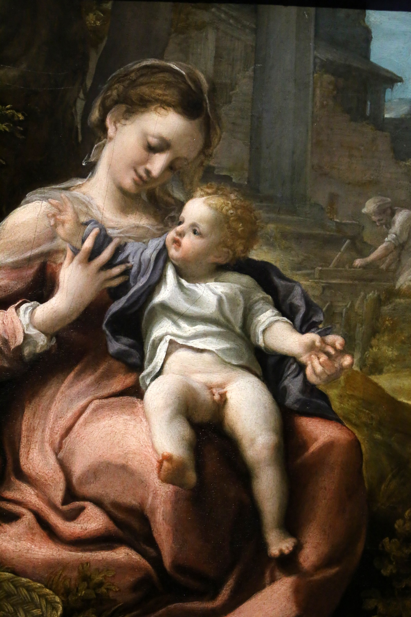 Correggio, madonna della cesta, 1524 ca. 02