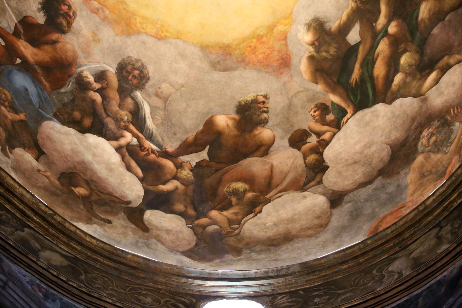 Correggio, transito di san giovanni evangelista, 1520, 09