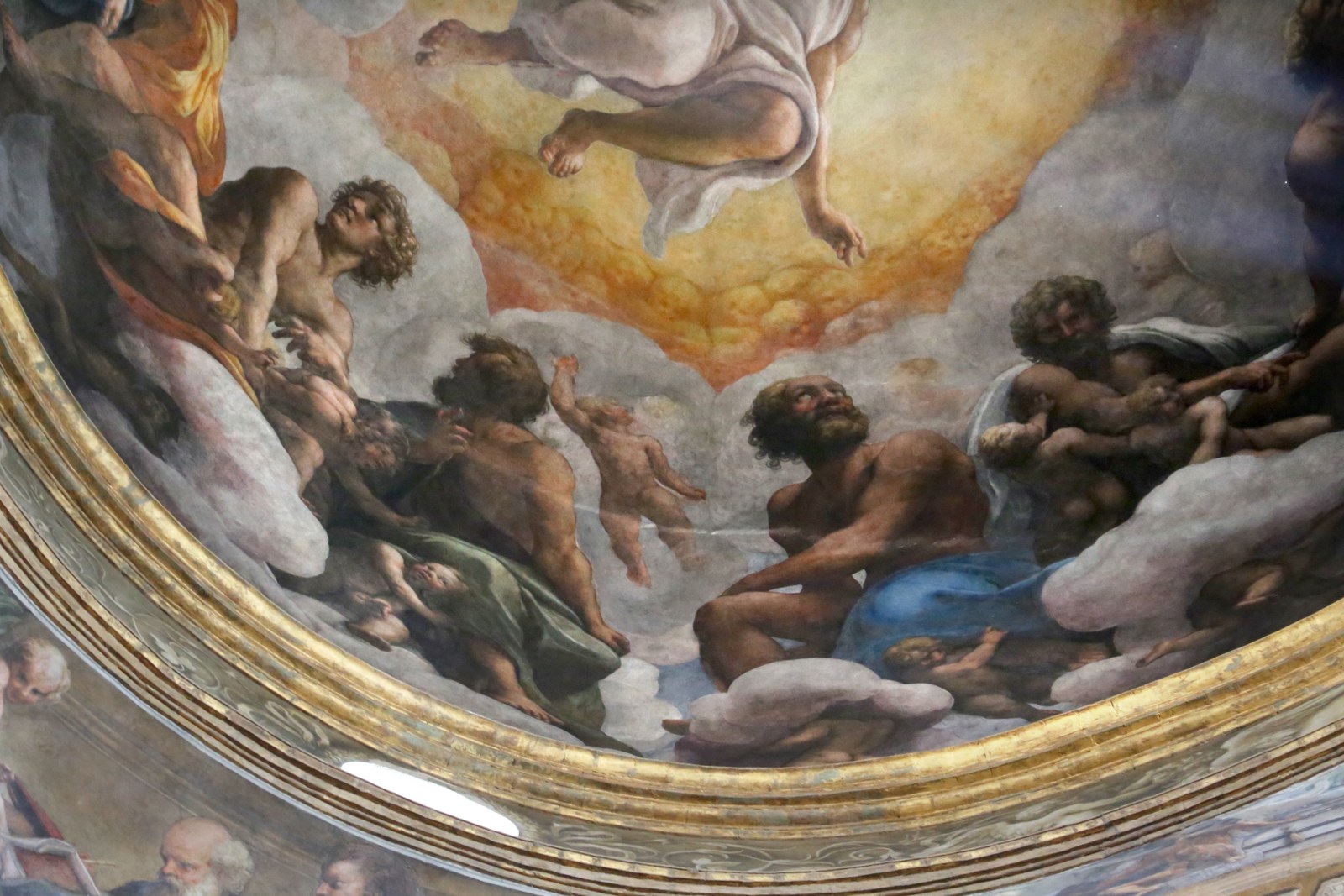 Correggio, transito di san giovanni evangelista, 1520, 12