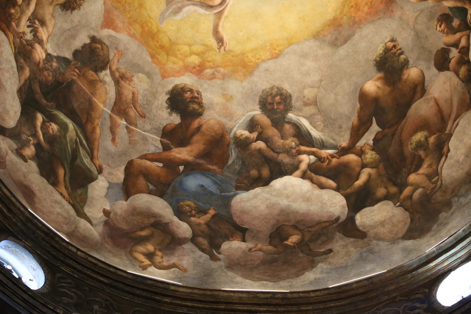 Correggio, transito di san giovanni evangelista, 1520, 10