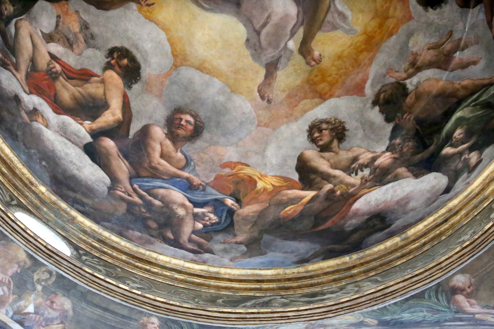 Correggio, transito di san giovanni evangelista, 1520, 11