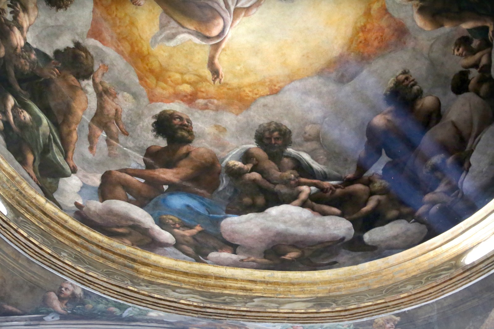 Correggio, transito di san giovanni evangelista, 1520, 13