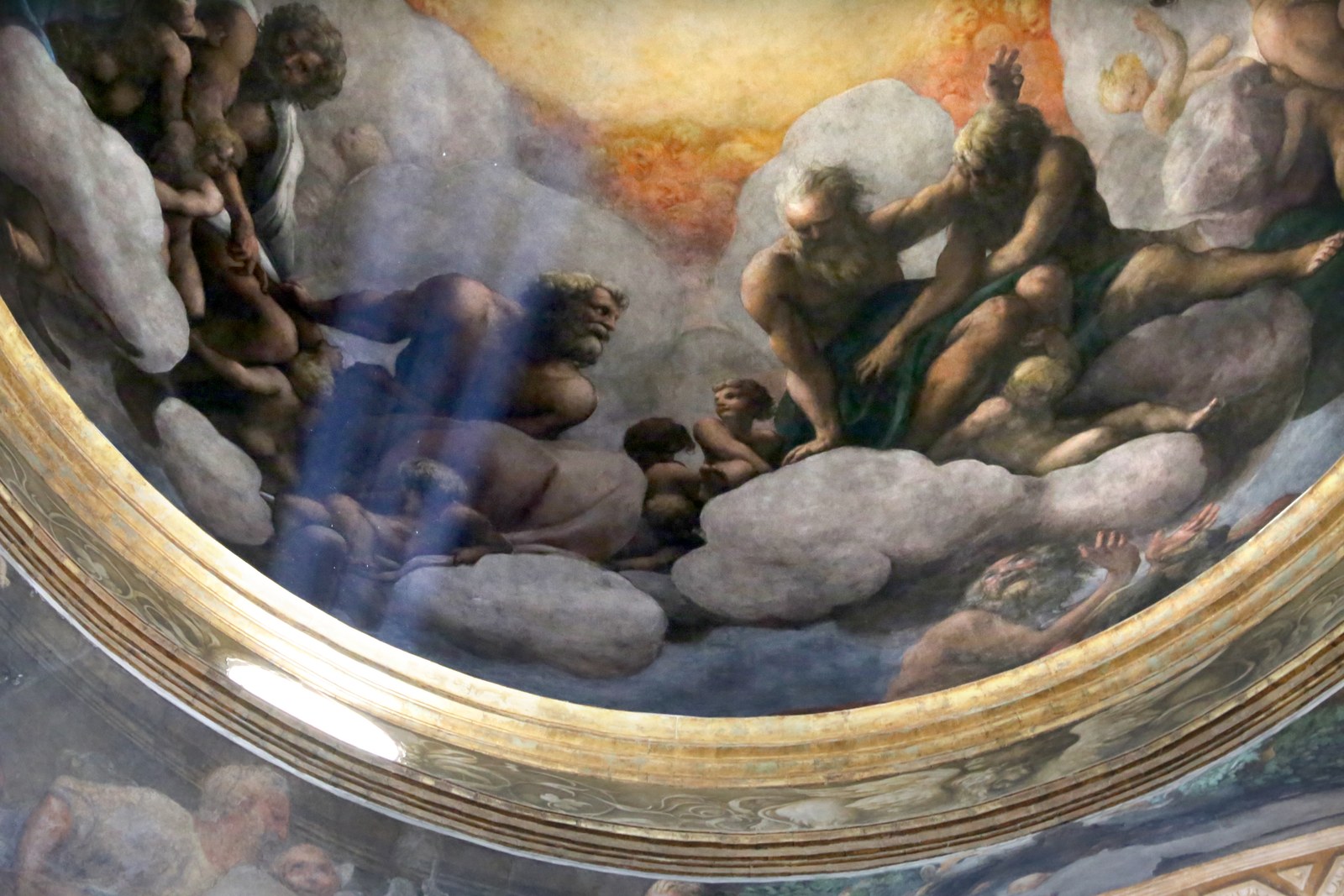 Correggio, transito di san giovanni evangelista, 1520, 14