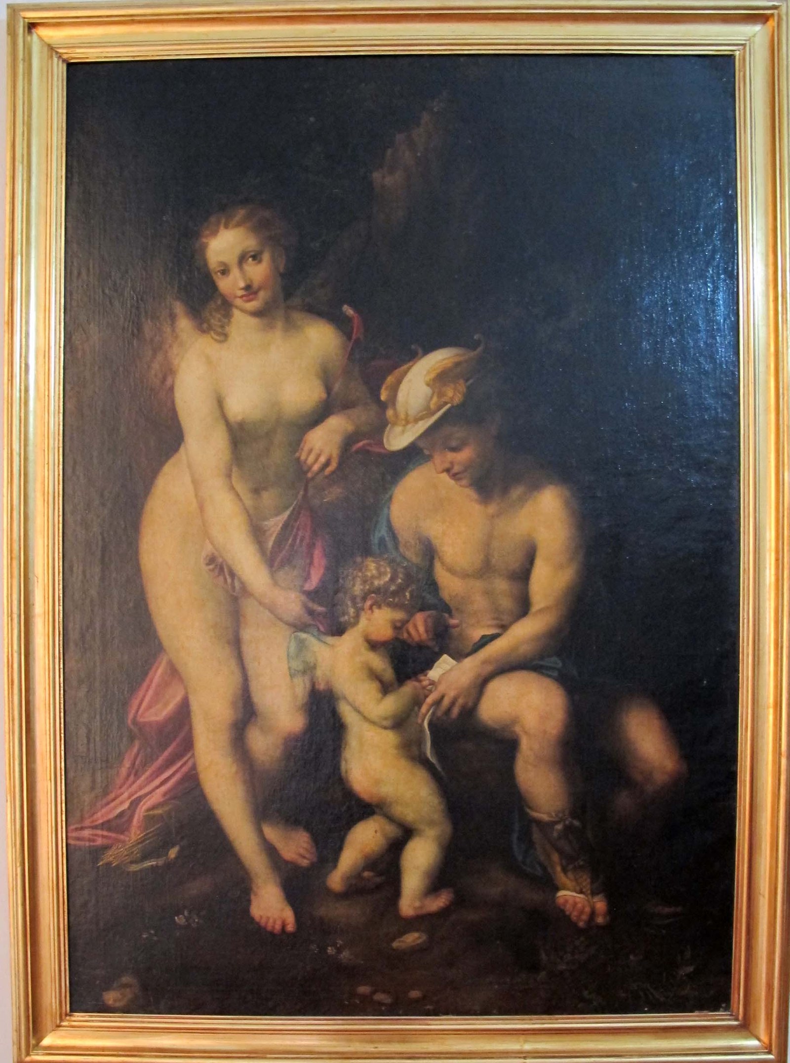 Da correggio, venere, marte e cupido
