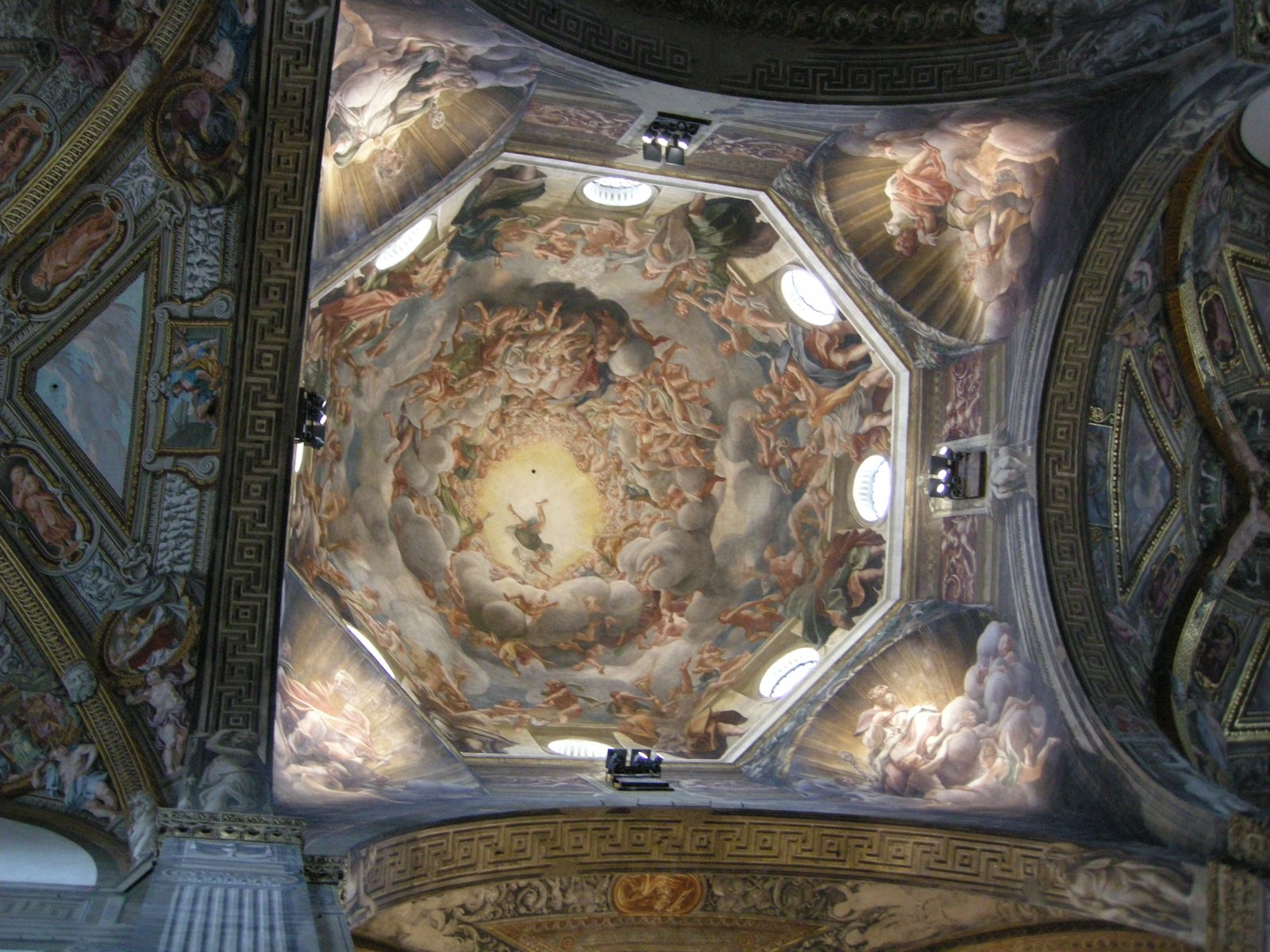 Duomo di parma, cupola di correggio 02