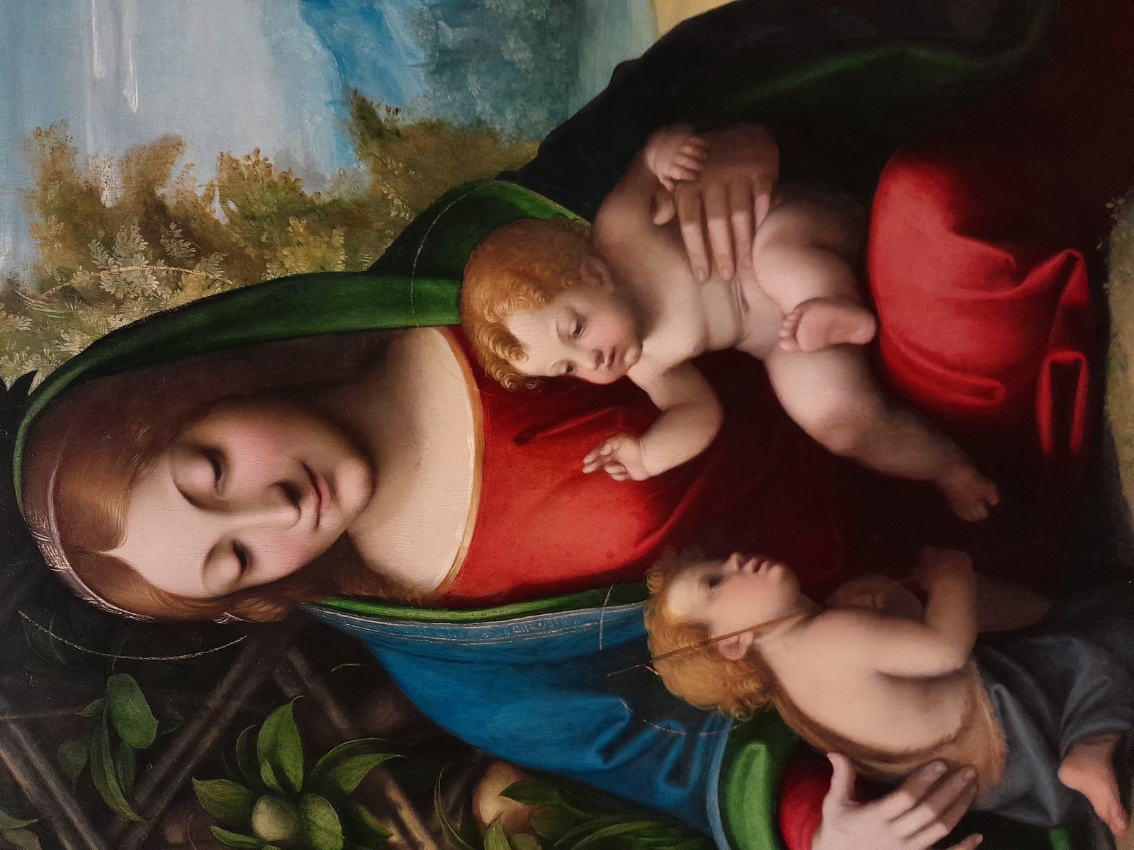 Correggio - Virgin and Child with the young Saint John the Baptist