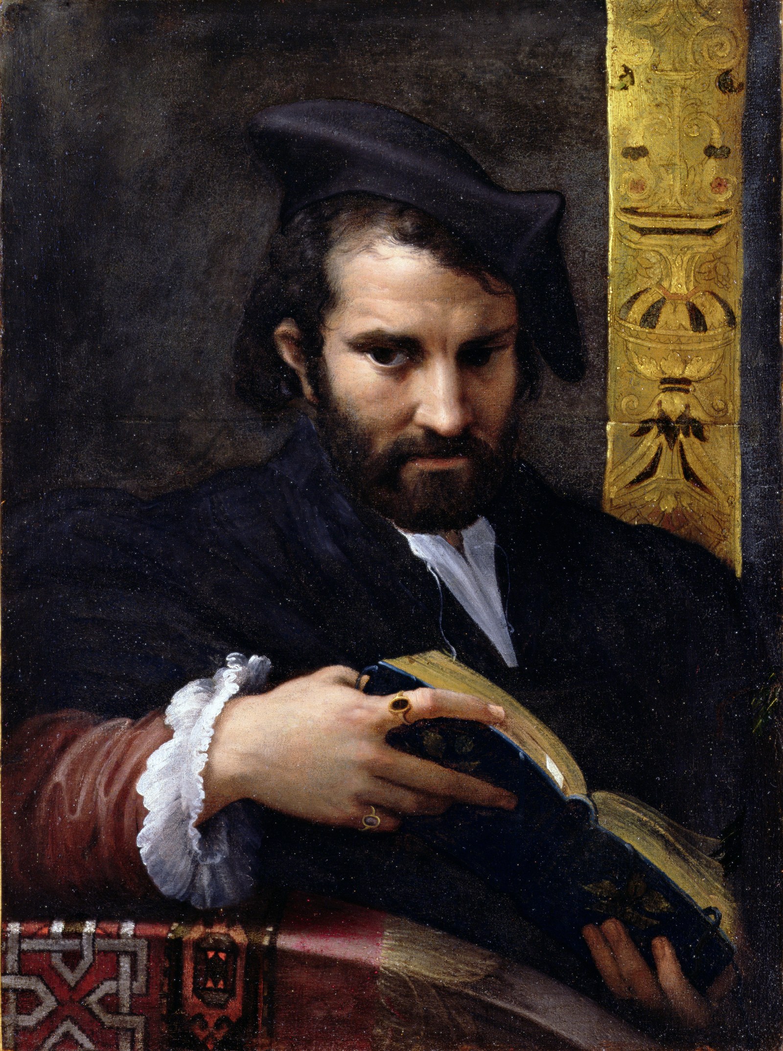Portrait of a Man Reading a Book
