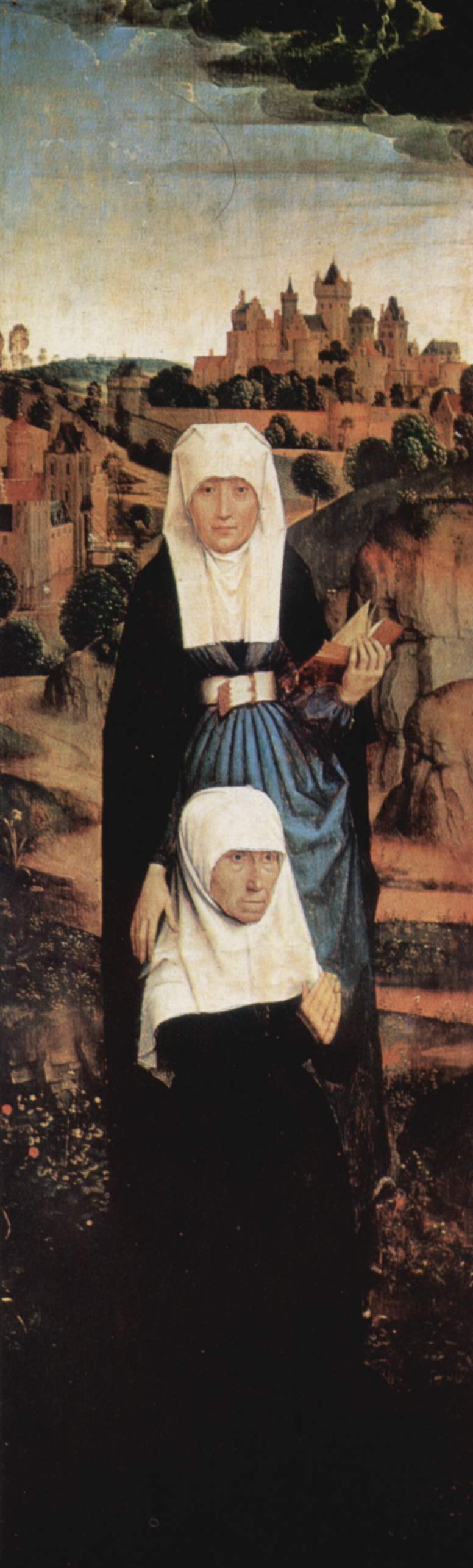 Jan Crabbe triptych. Left wing