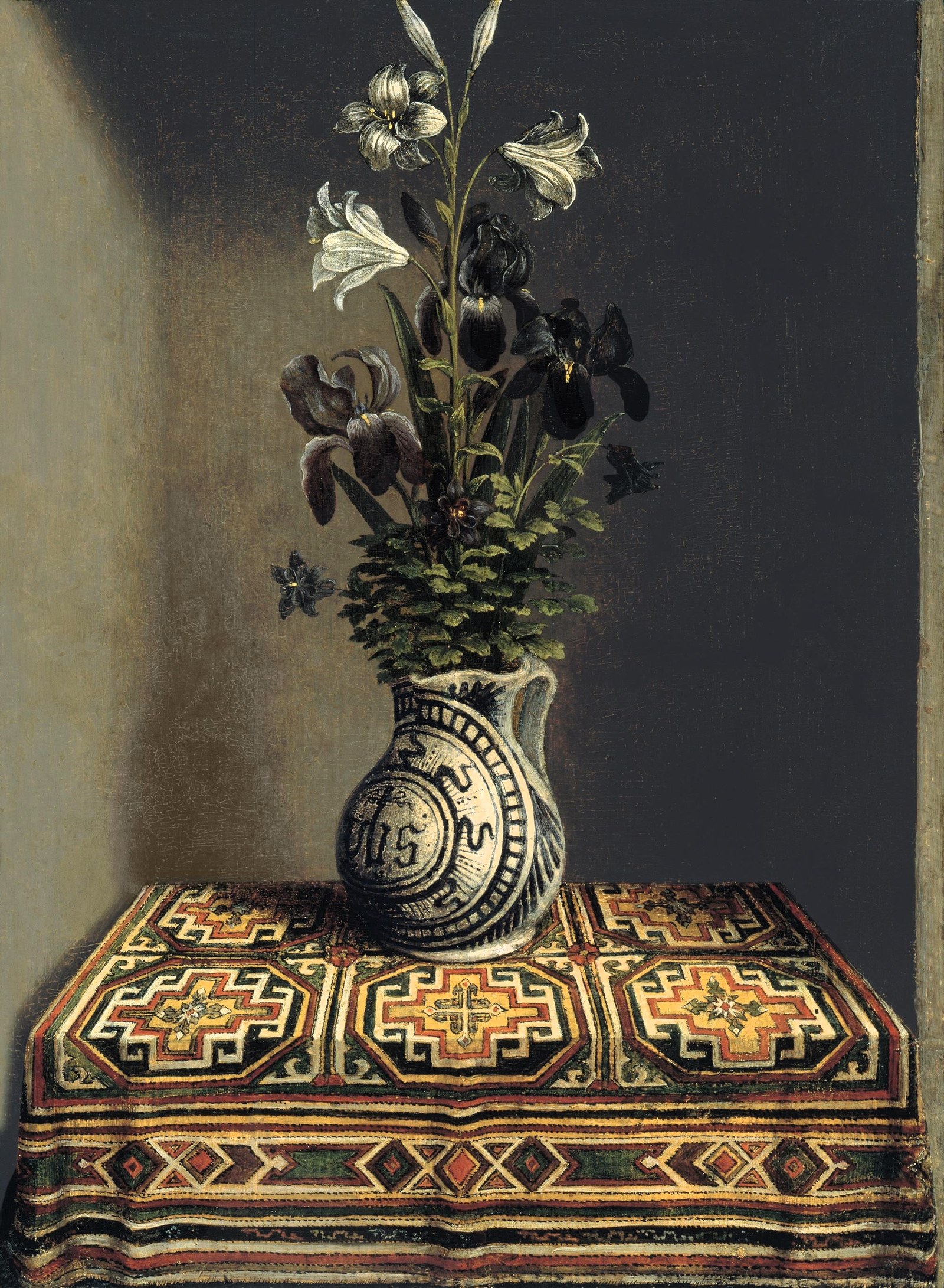 Flowers in a Jug (reverse)