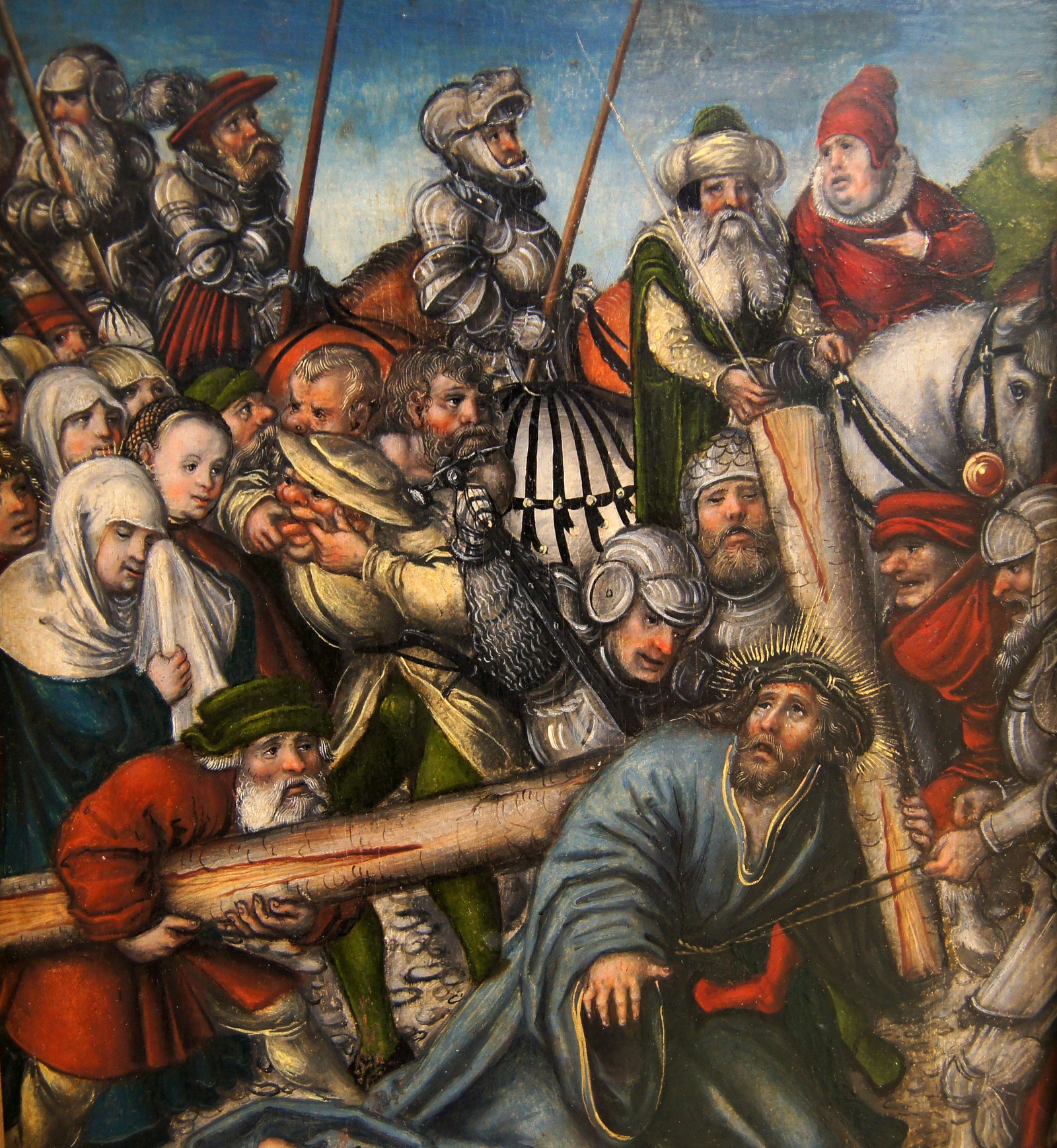 Crucifixion Triptych: Christ on the Way to Calvary
