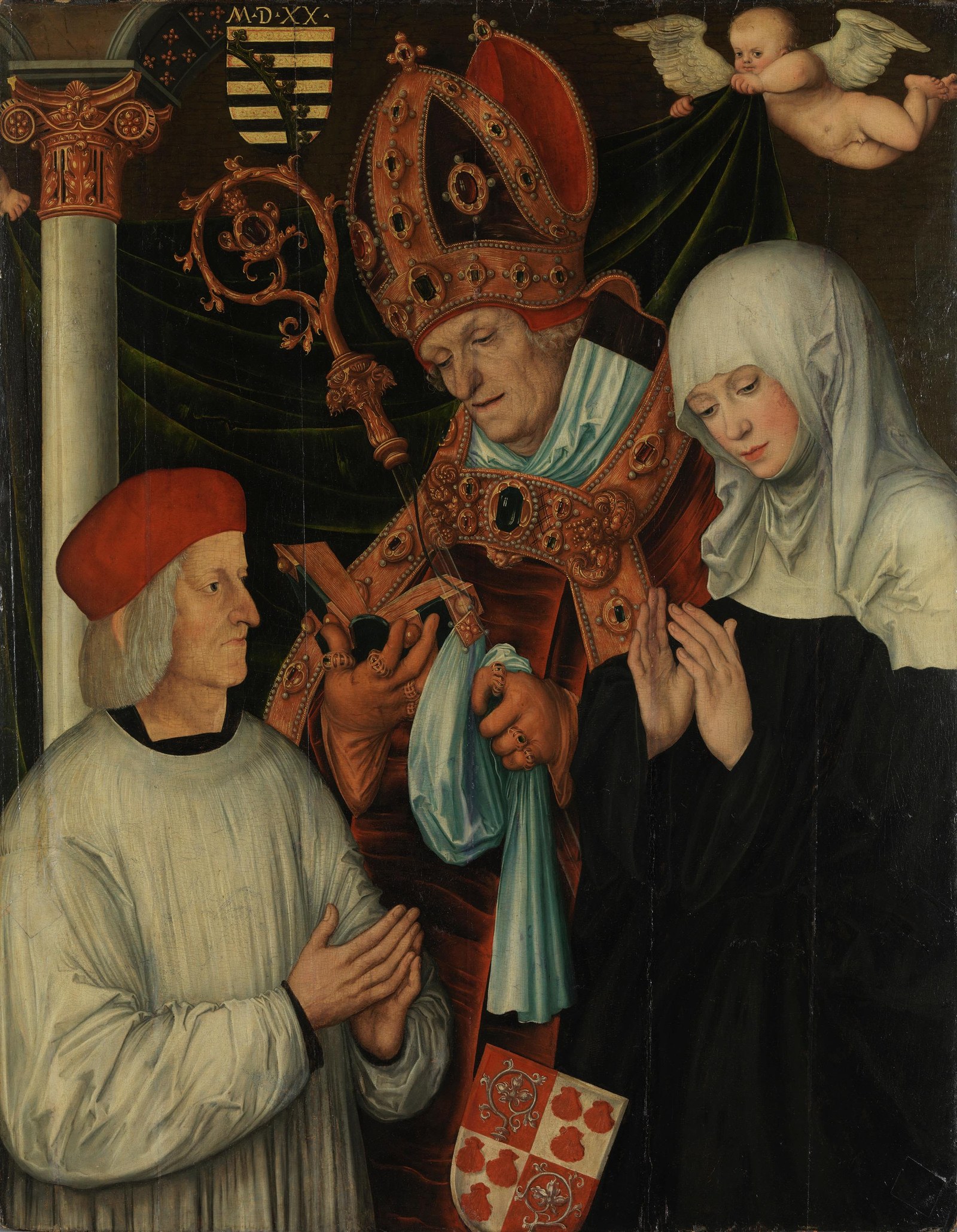 Gabriel of Eyb, Bishop of Eichstätt, with Sts Wilibald and Walburga