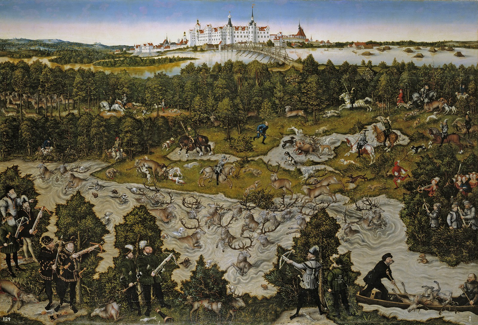 Hunt at the Castle of Torgau in honour of Ferdinand I