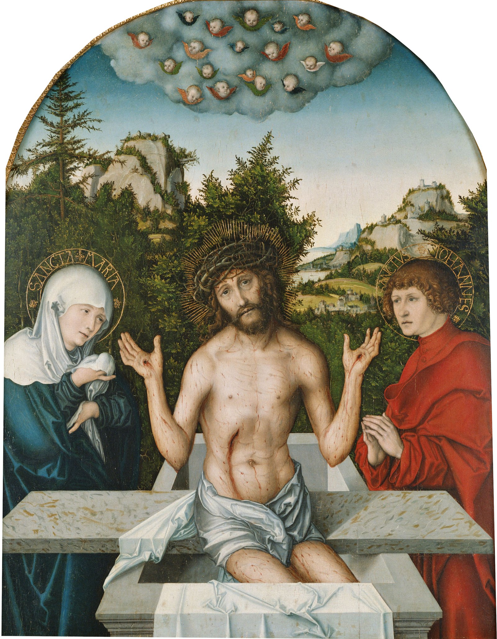 Pfirtscher Altarpiece: Christ as the Man of Sorrows