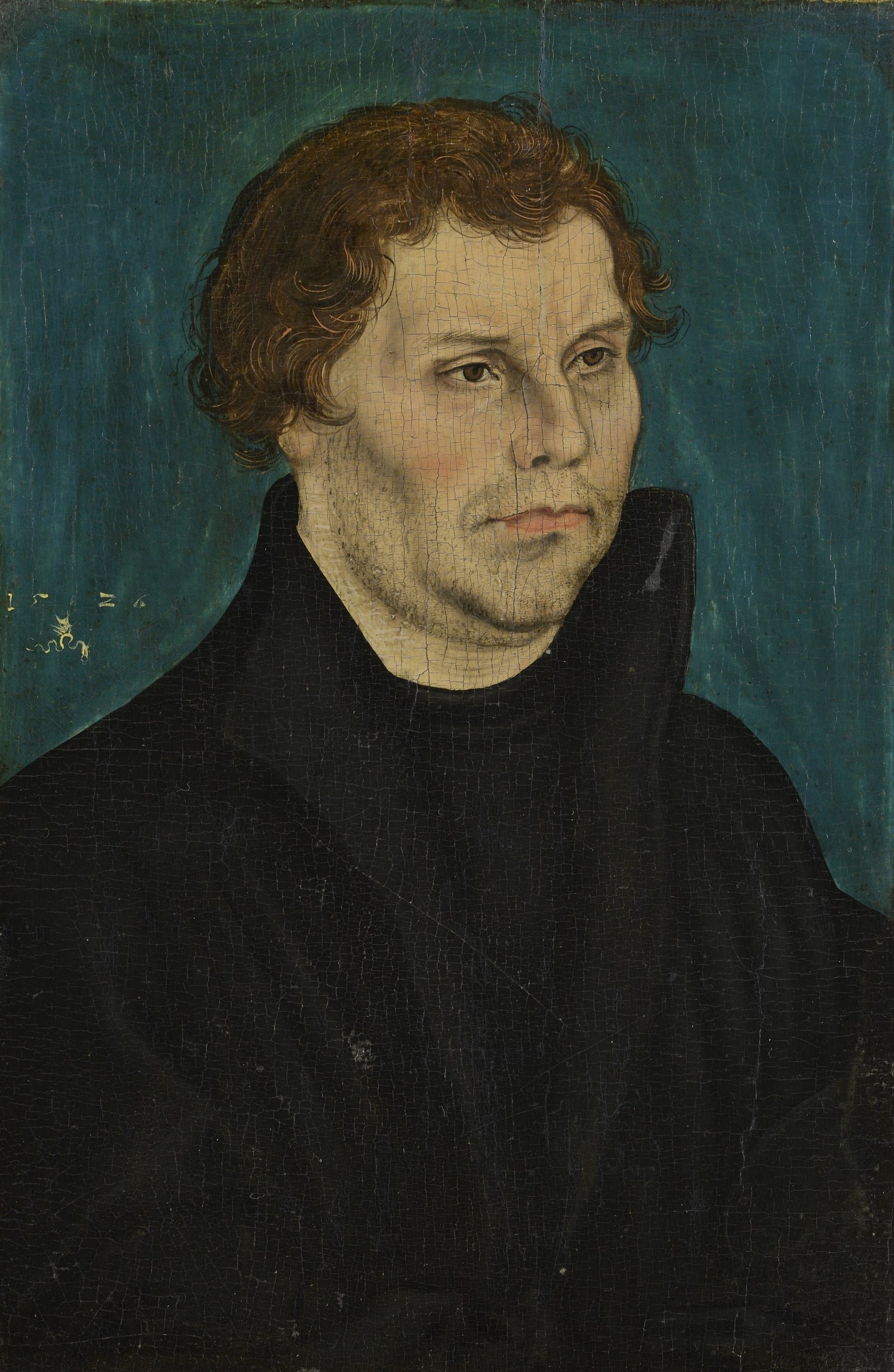 Martin Luther, half-length, facing right