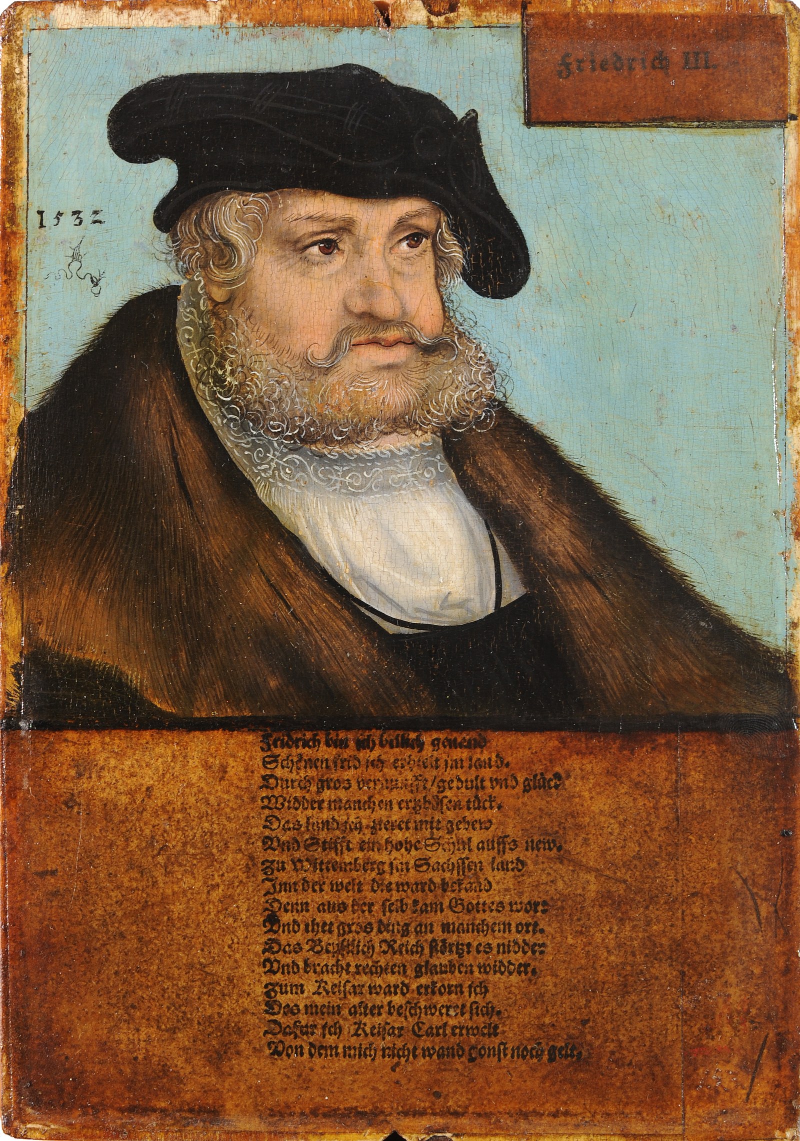 Portrait of Fredric III the Wise, Elector of Saxony
