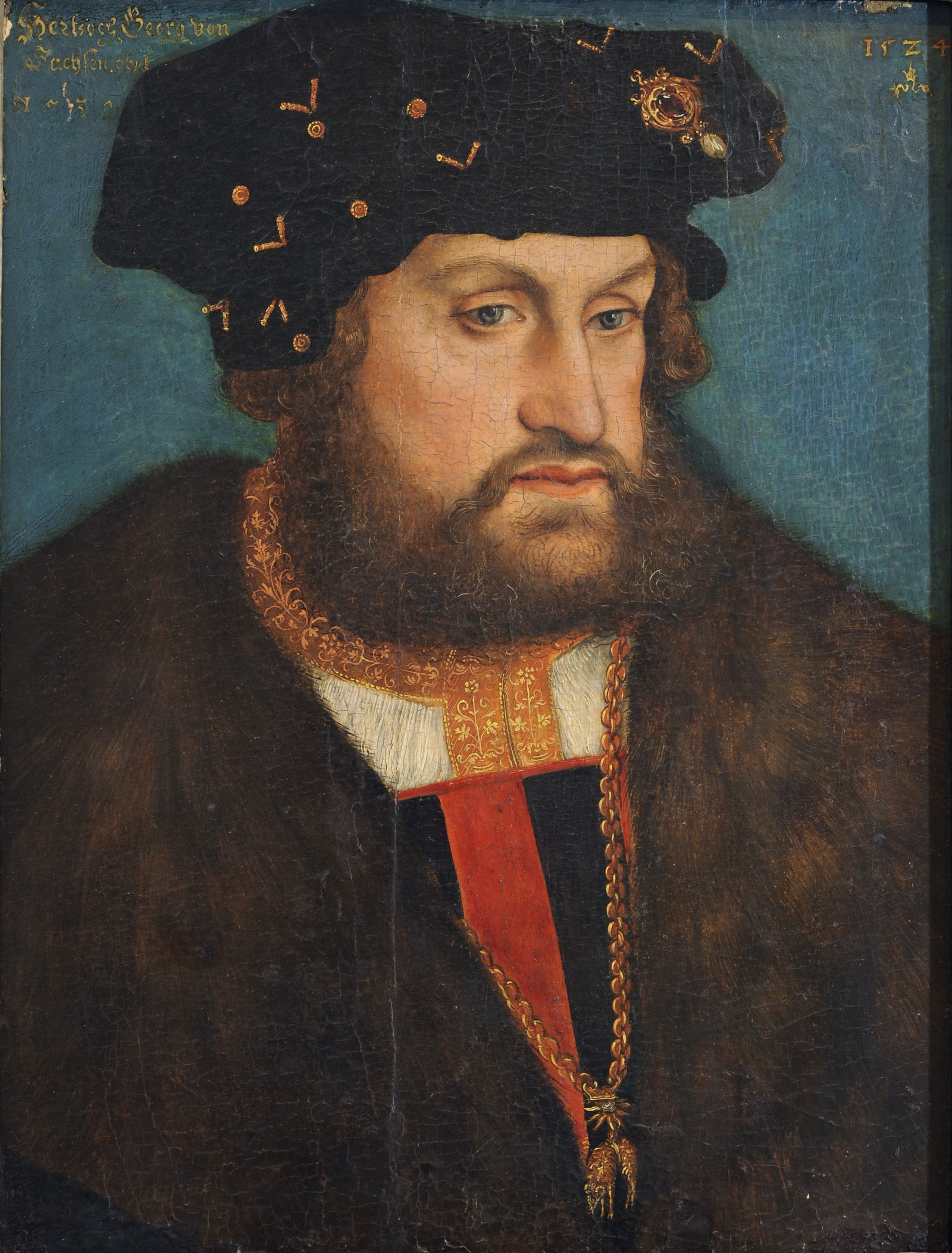 Portrait of Herzog Georg v. Sachsen