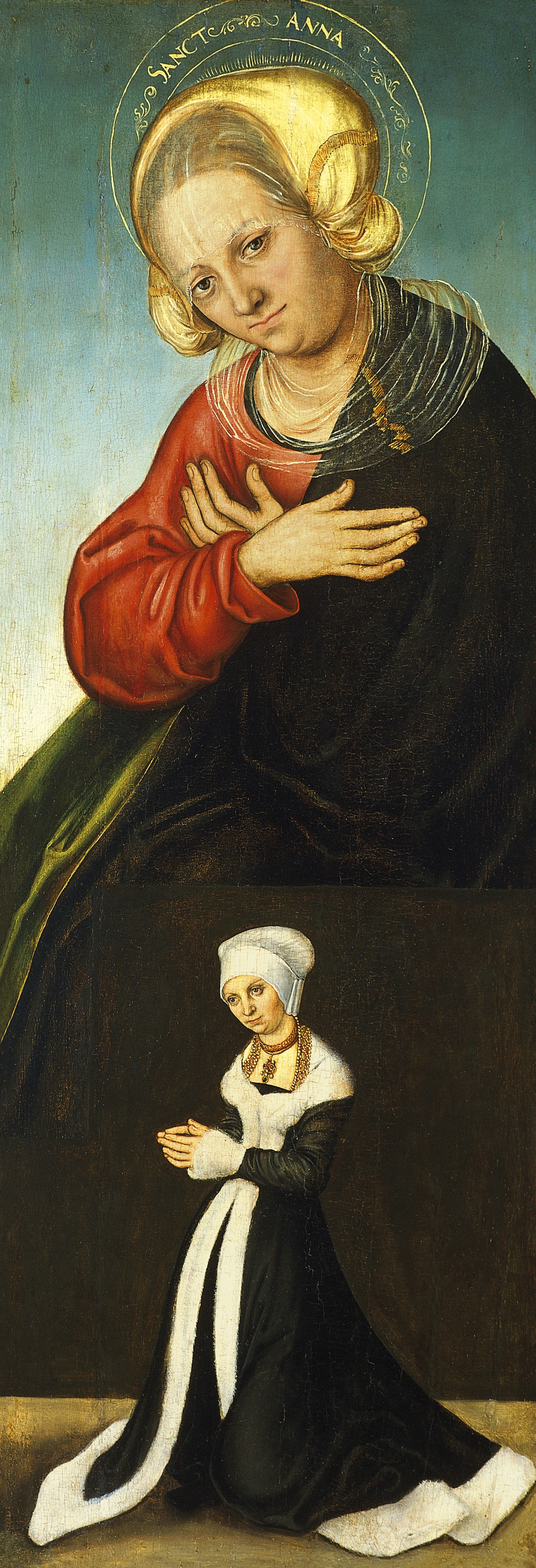 Saint Anne with the Duchess Barbara of Saxony as Donor (interior right wing)