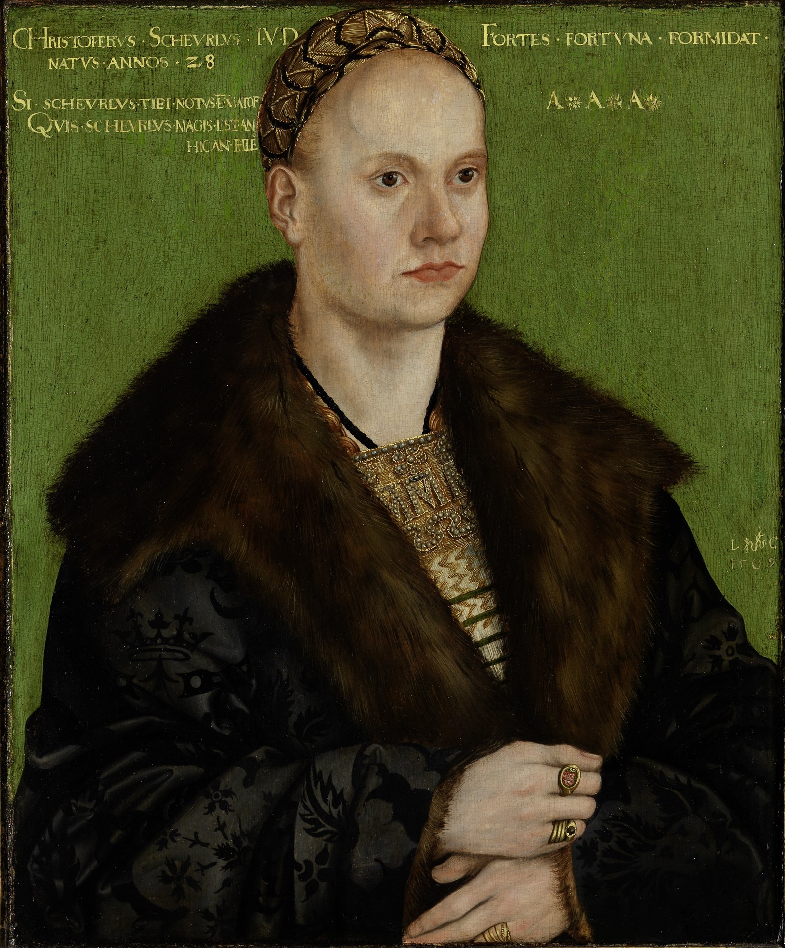 Portrait of the Humanist Christoph Scheurl