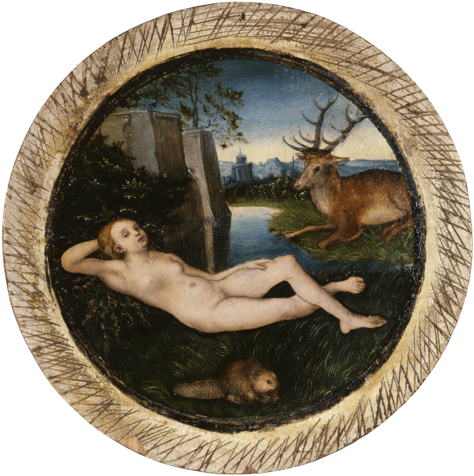 Reclining Nymphe