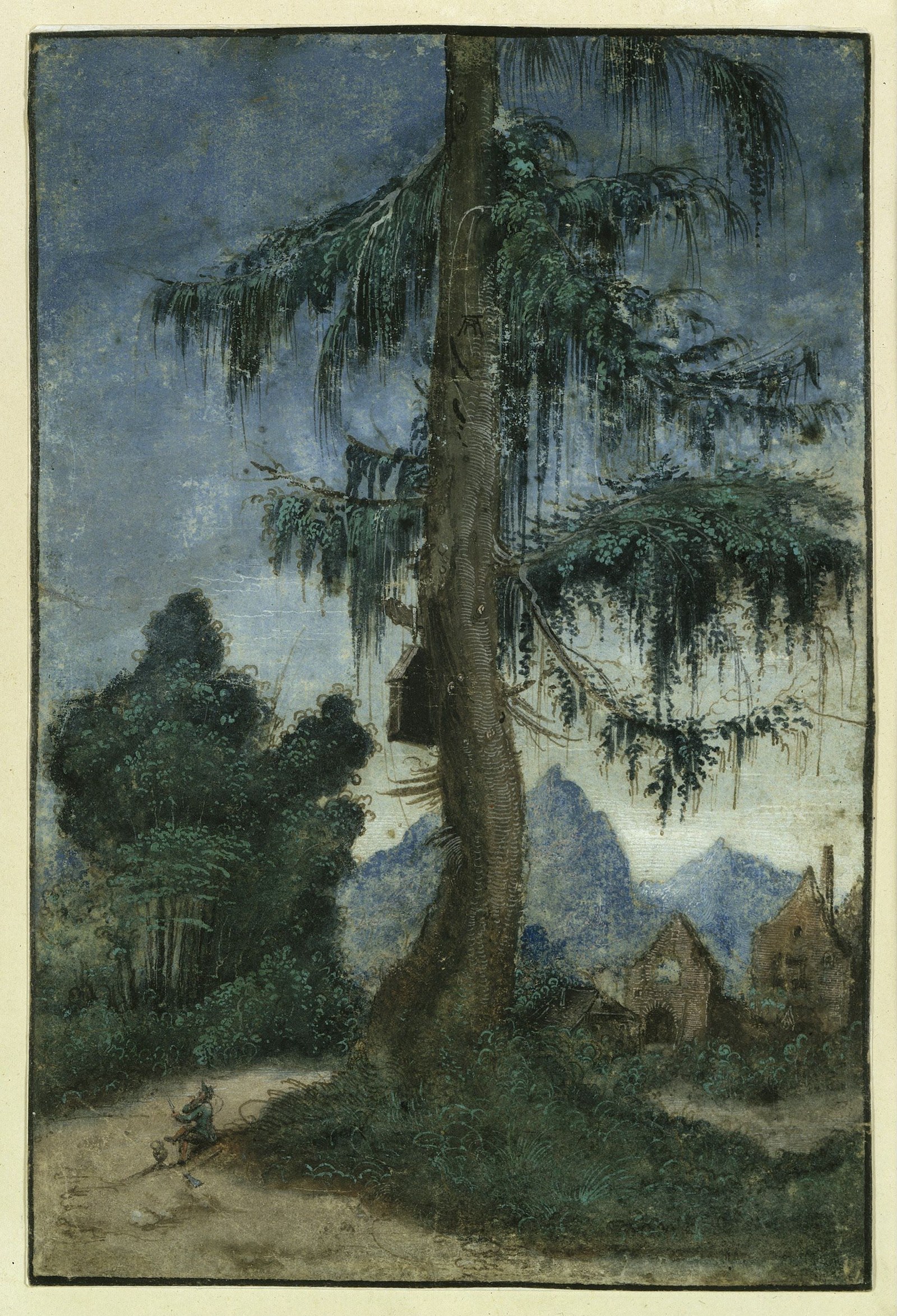 Landscape with Woodcutter