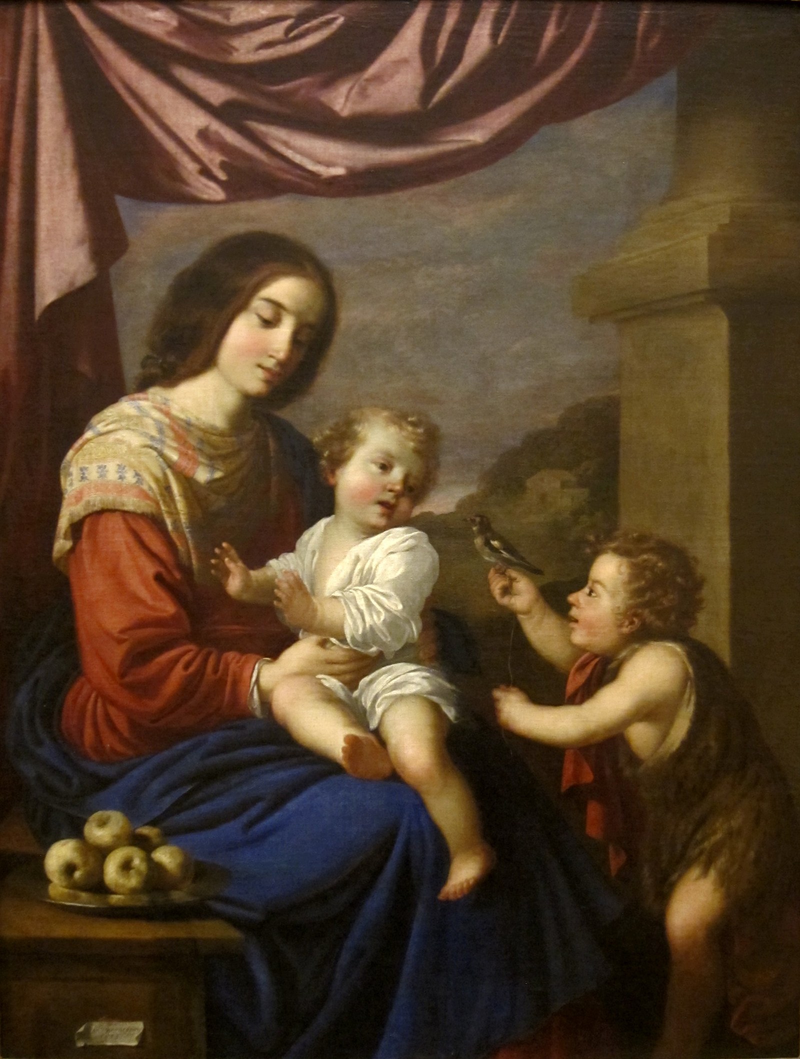 Virgin with Child Jesus and Child Saint John