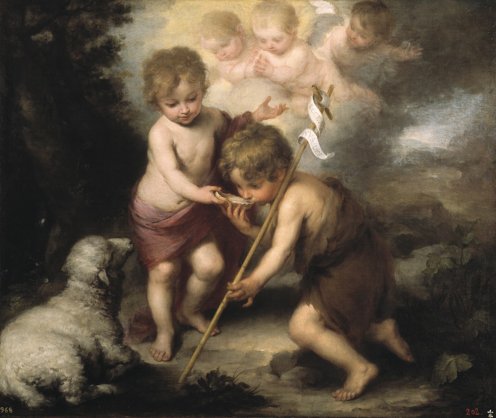 The Holy Children with a Shell