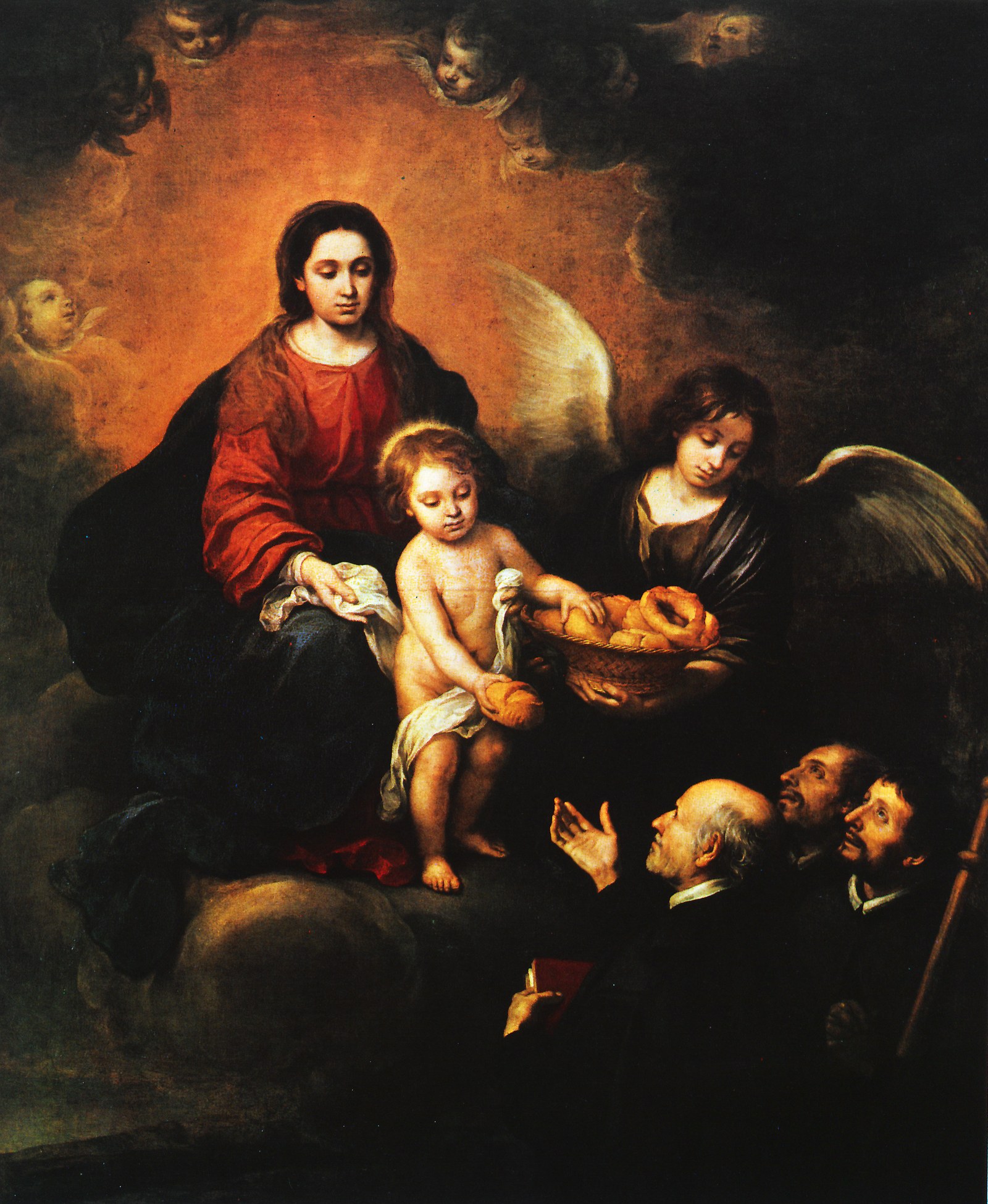 The Infant Christ Distributing Bread to the Pilgrims