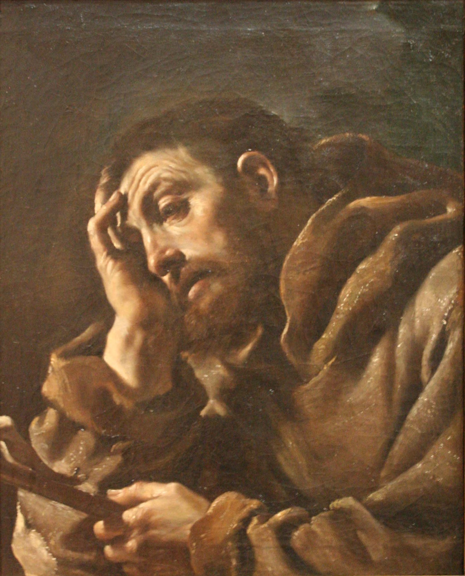 Saint François d'Assise en méditation