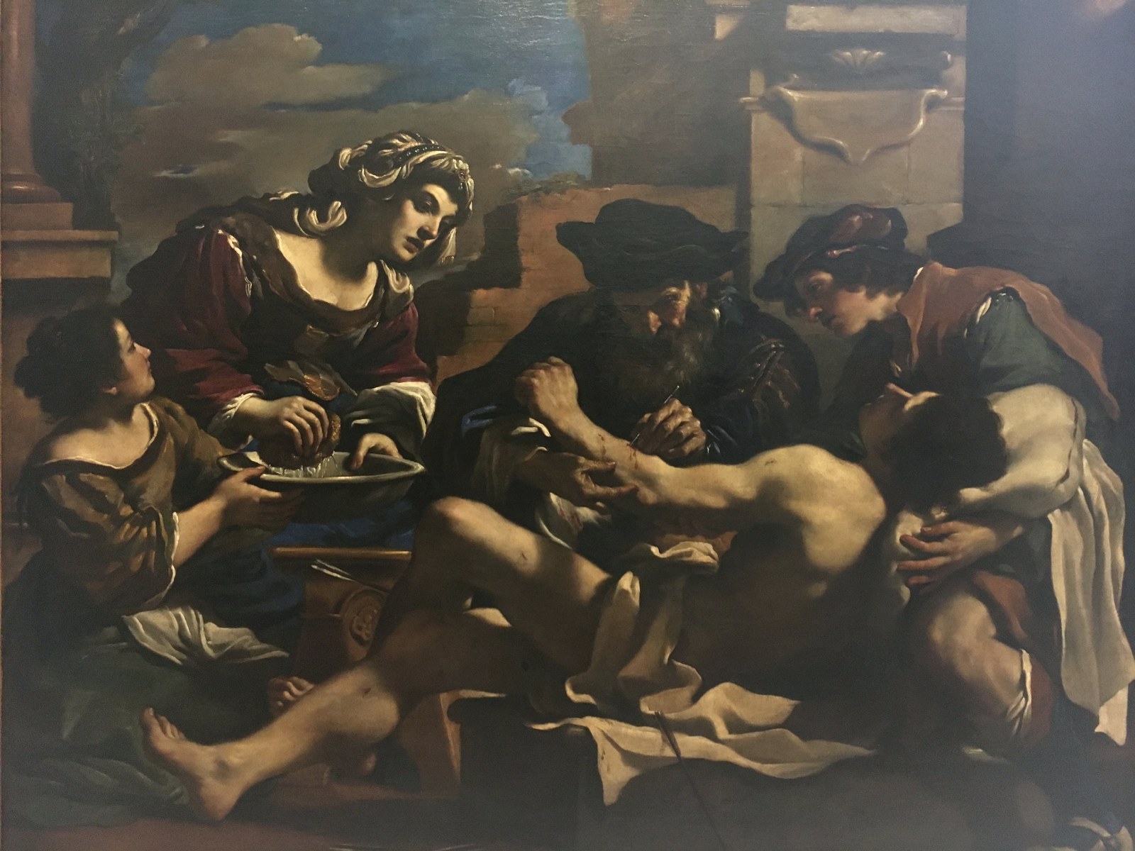 Saint Sebastian Tended by Saint Irene