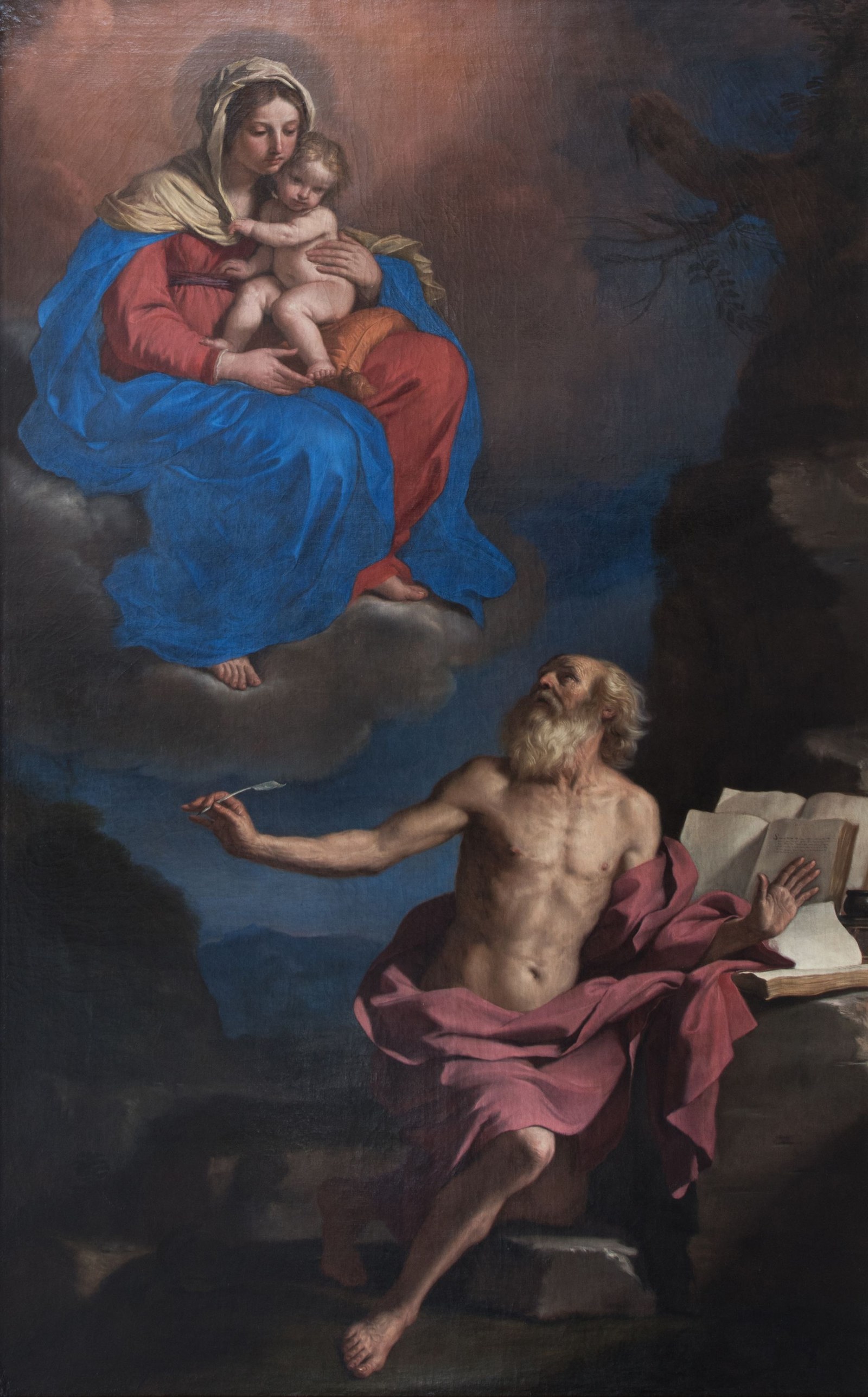 The Virgin and Child appearing to Saint Jerome