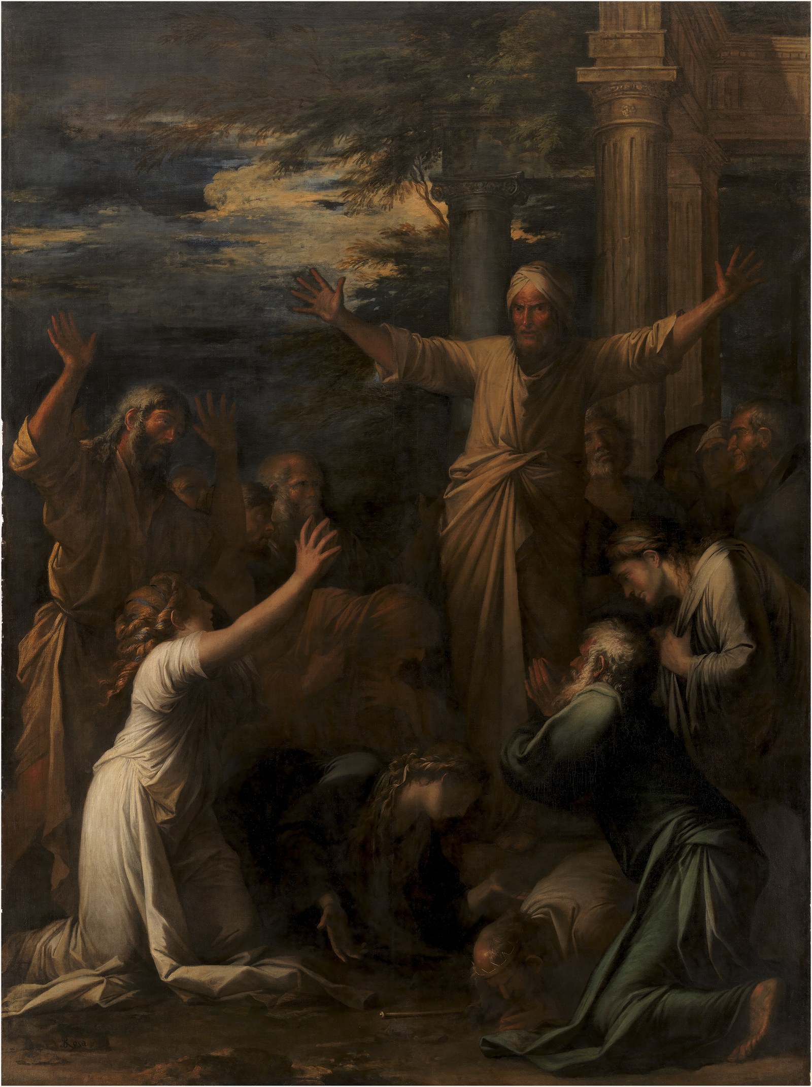 Jonah Preaching to the People of Niniveh