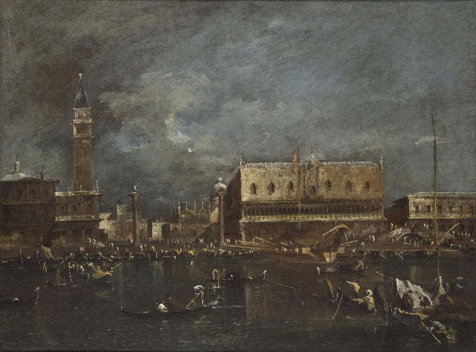 Doge's Palace and Libreria from the Laguna