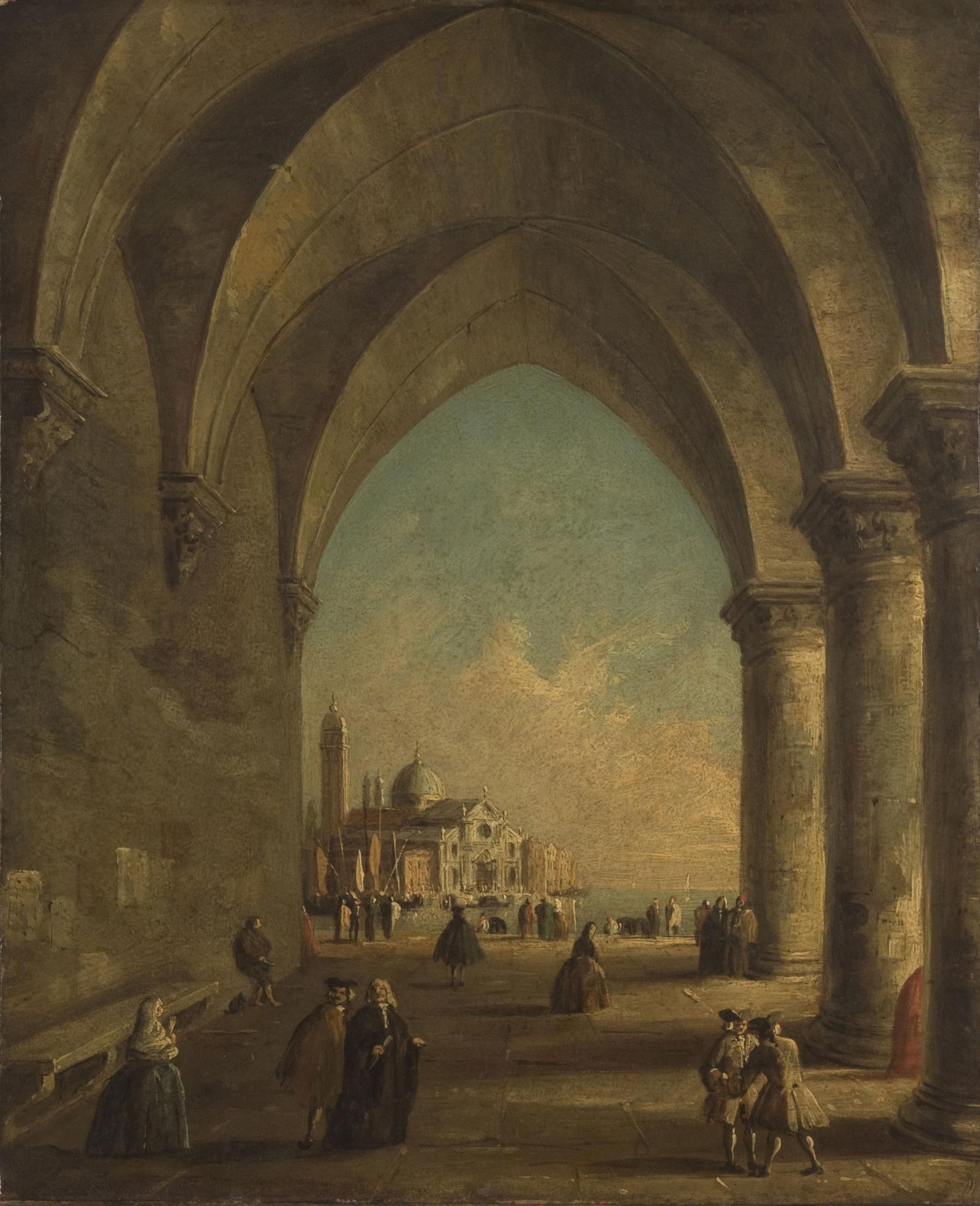 San Giorgio Maggiore Seen through the Arches of the Doge's Palace